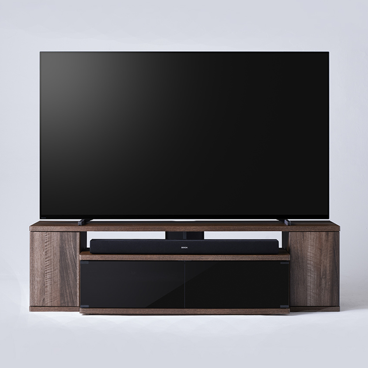 朝日木材加工 テレビ台 ローボード サウンドバーラック 65V型対応 幅