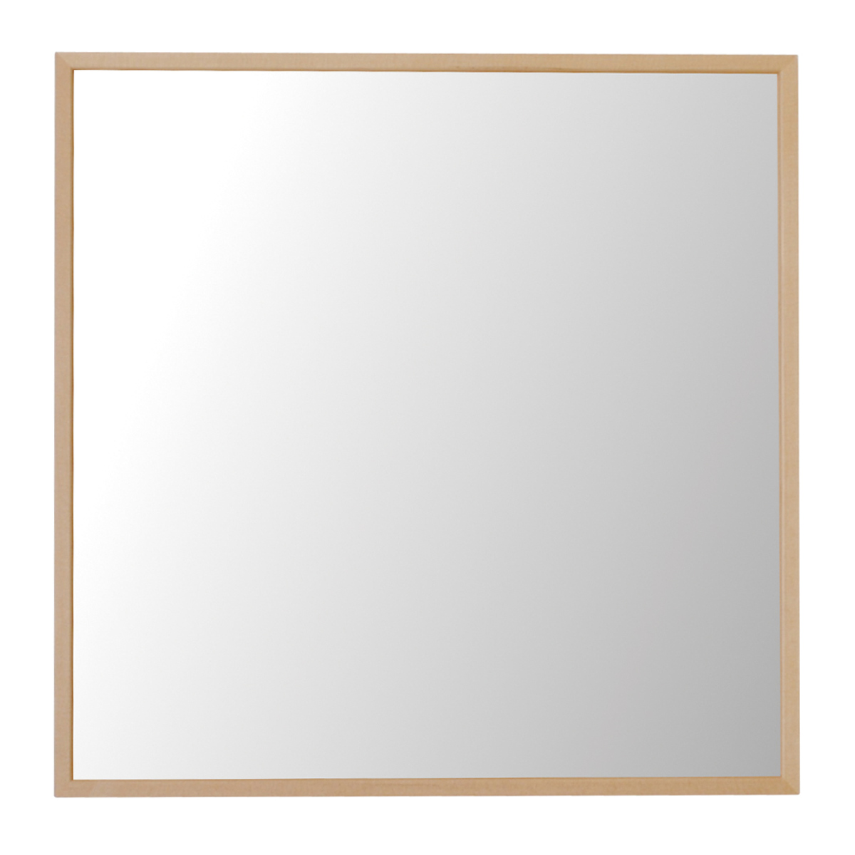 ウォールミラー 60×60cm 細枠 正方形 （ 鏡 壁掛け ミラー かがみ 四角