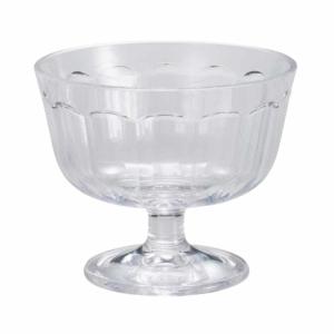 デザートカップ 280ml レトログラス プラスチック （ アイスクリームカップ デザートグラス パ...