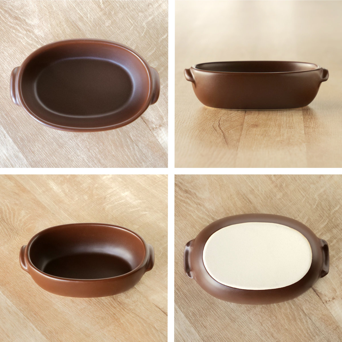 グラタン皿 一人用 18cm アースン 陶器 萬古焼 （ 食洗器対応 電子