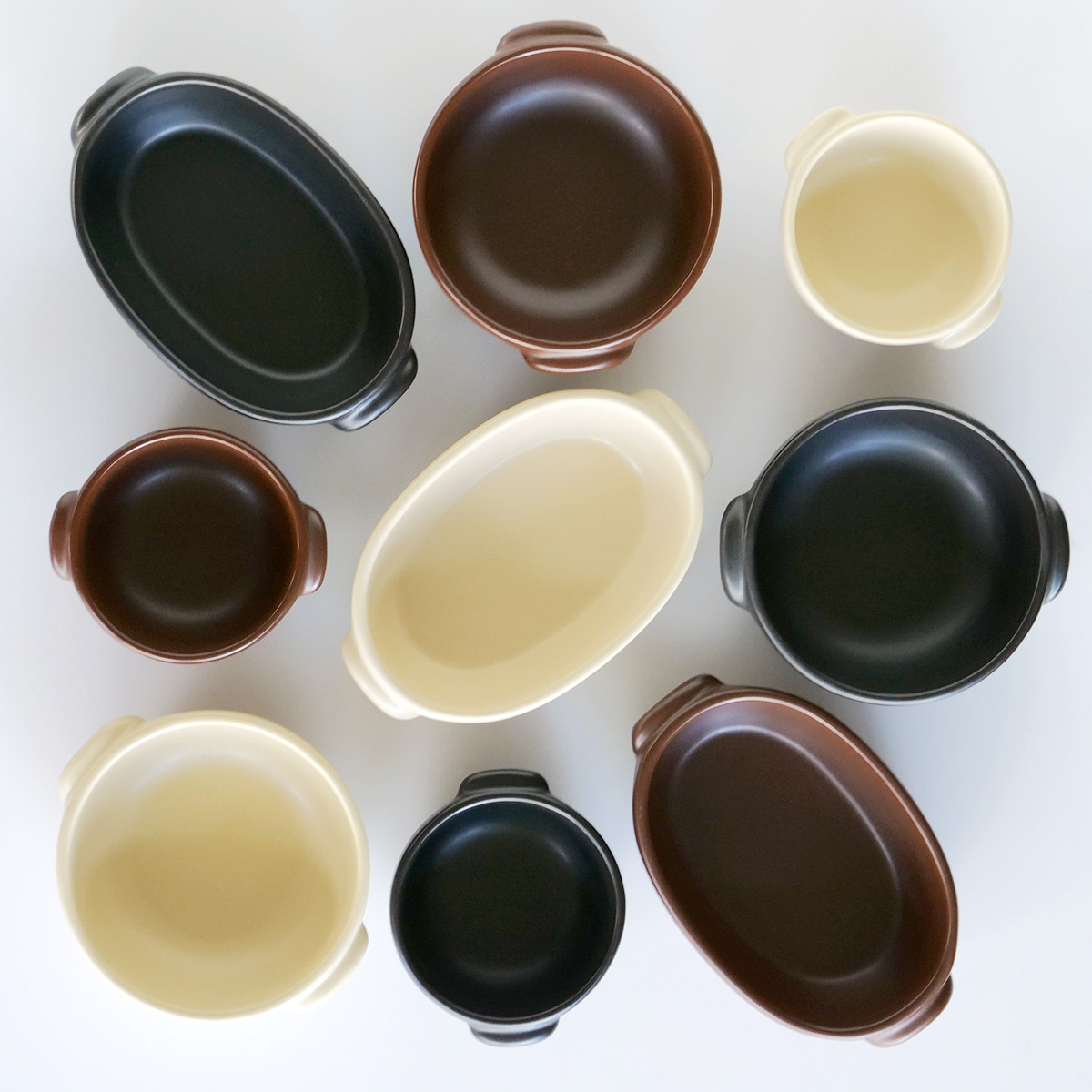 グラタン皿 一人用 18cm アースン 陶器 萬古焼 （ 食洗器対応 電子