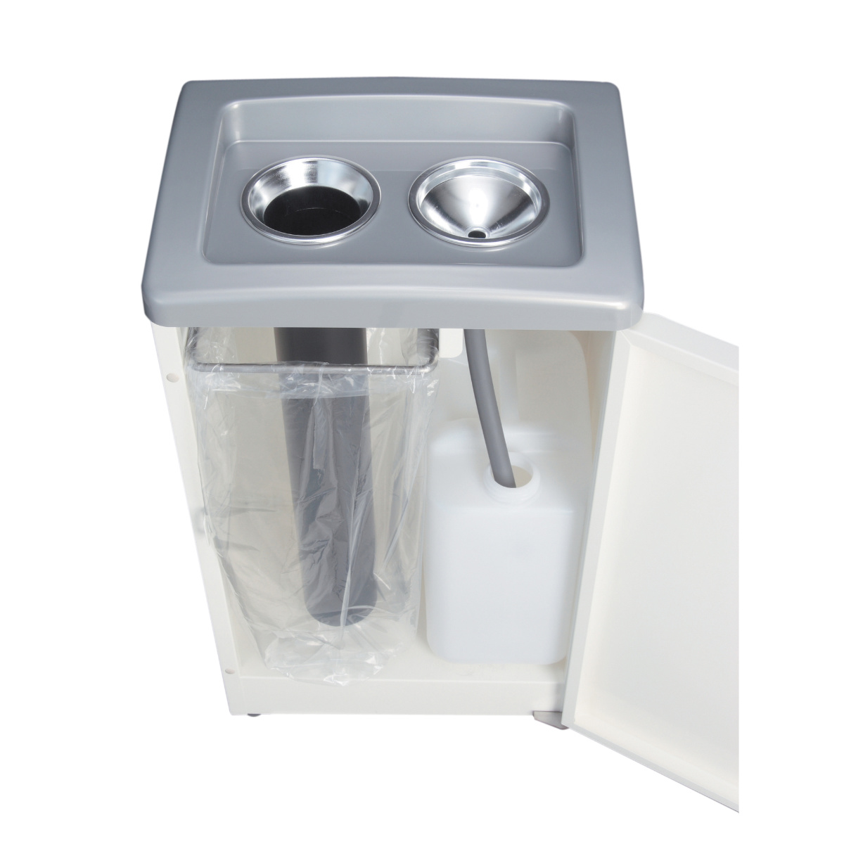 ドリンク飲み残しゴミ箱 山崎産業株式会社｜飲み残し回収ボックスNT B