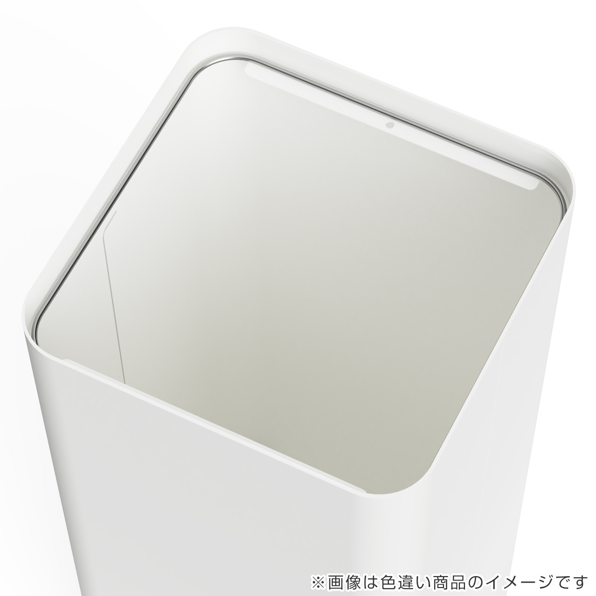 屋内用ゴミ箱 44L 丸穴蓋 ブラック色 業務用ダストボックス 屑S・屑入