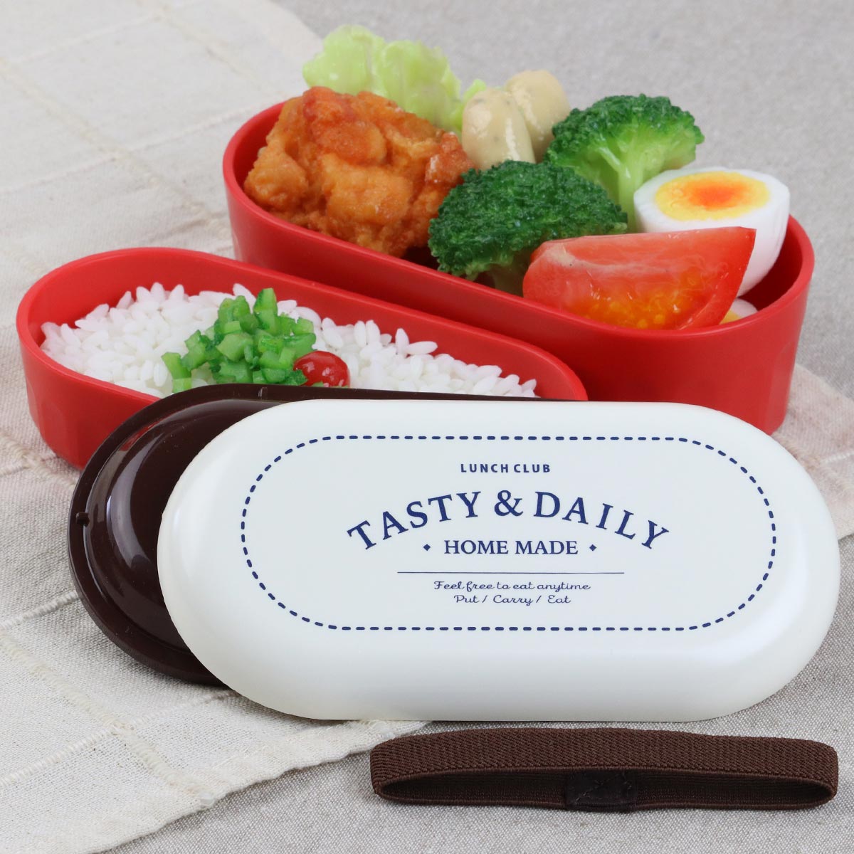 ナカノ 弁当箱 Potter 2段ランチボックス 640ml ランチクラブ （ お