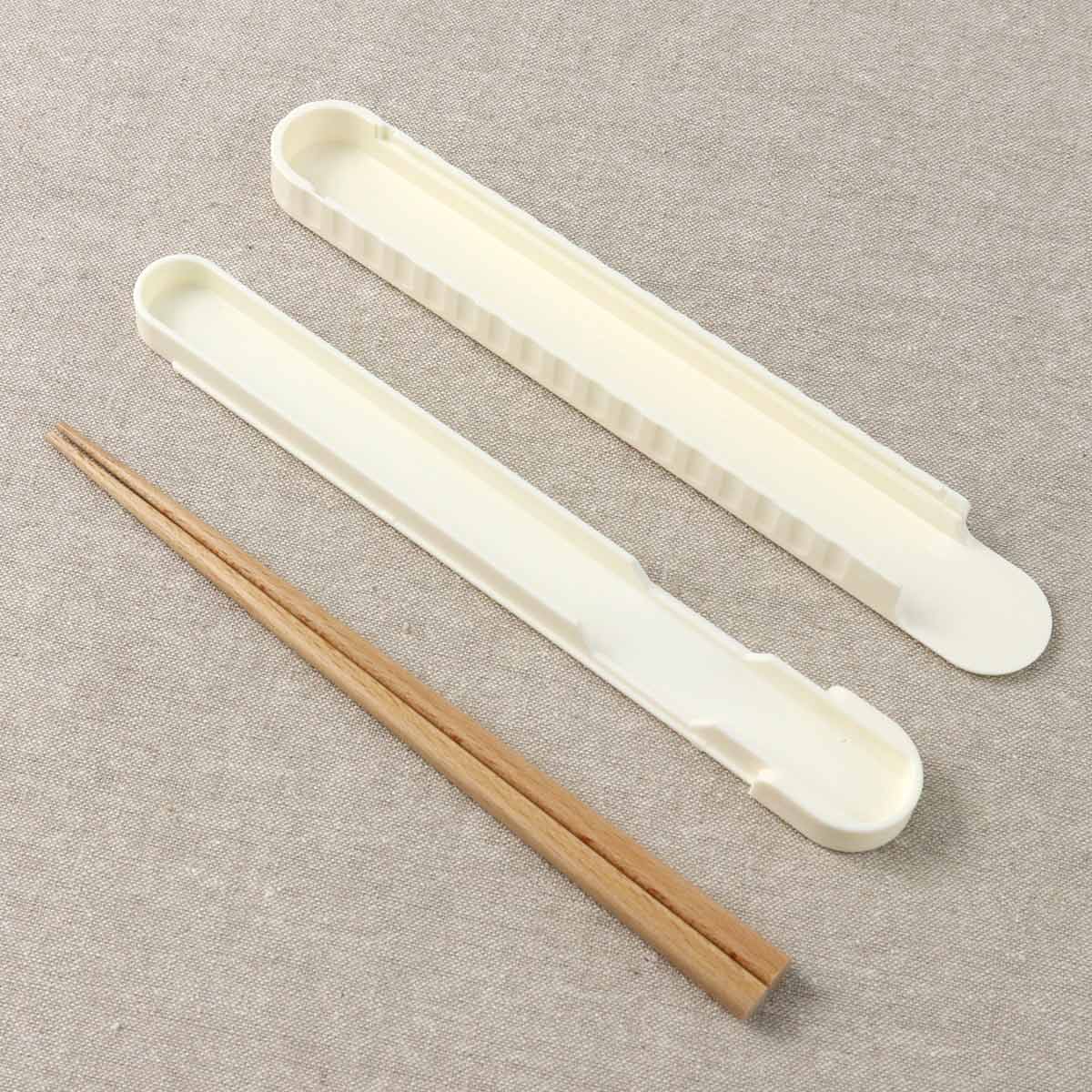 ナカノ Potter 箸箱セット 19.5cm シルエットフラワー （ 箸 箸箱 お箸