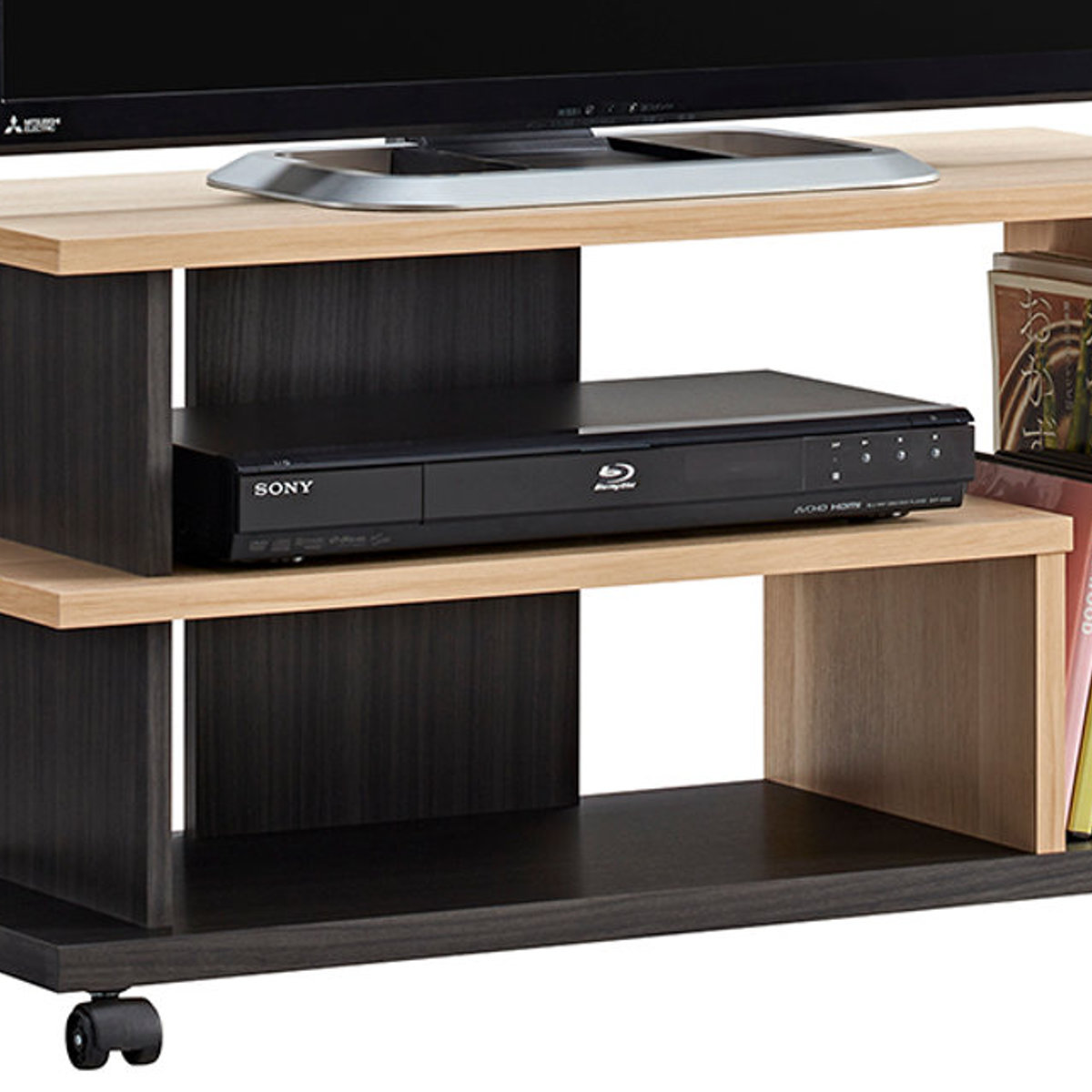 朝日木材加工 テレビ台 ローボード オープンスタイル 32V型対応 幅74cm