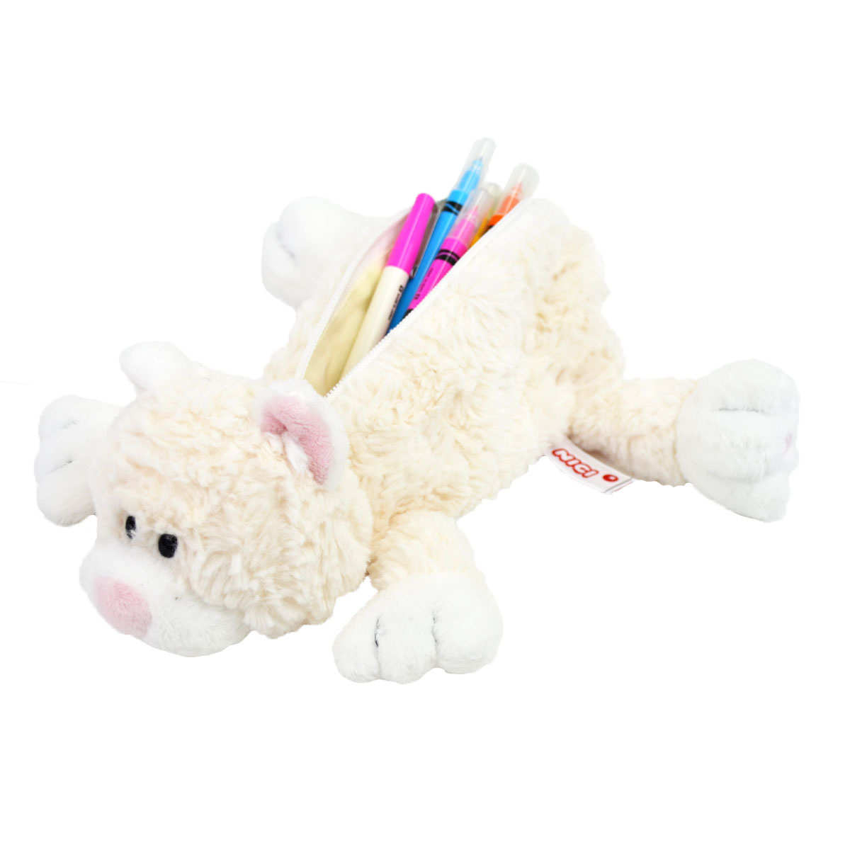 nici ペンケース シロネコ（筆箱）｜筆記用具｜文具、ステーショナリー