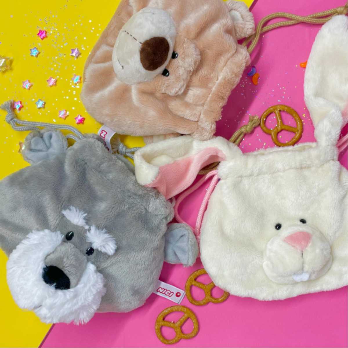 【新品・タグ付き】NICI ★ バンビ ネックポーチ　希少 楽天市場】【日本正規代理店】NICI(ニキ) フェイスポーチ パンダ 巾着