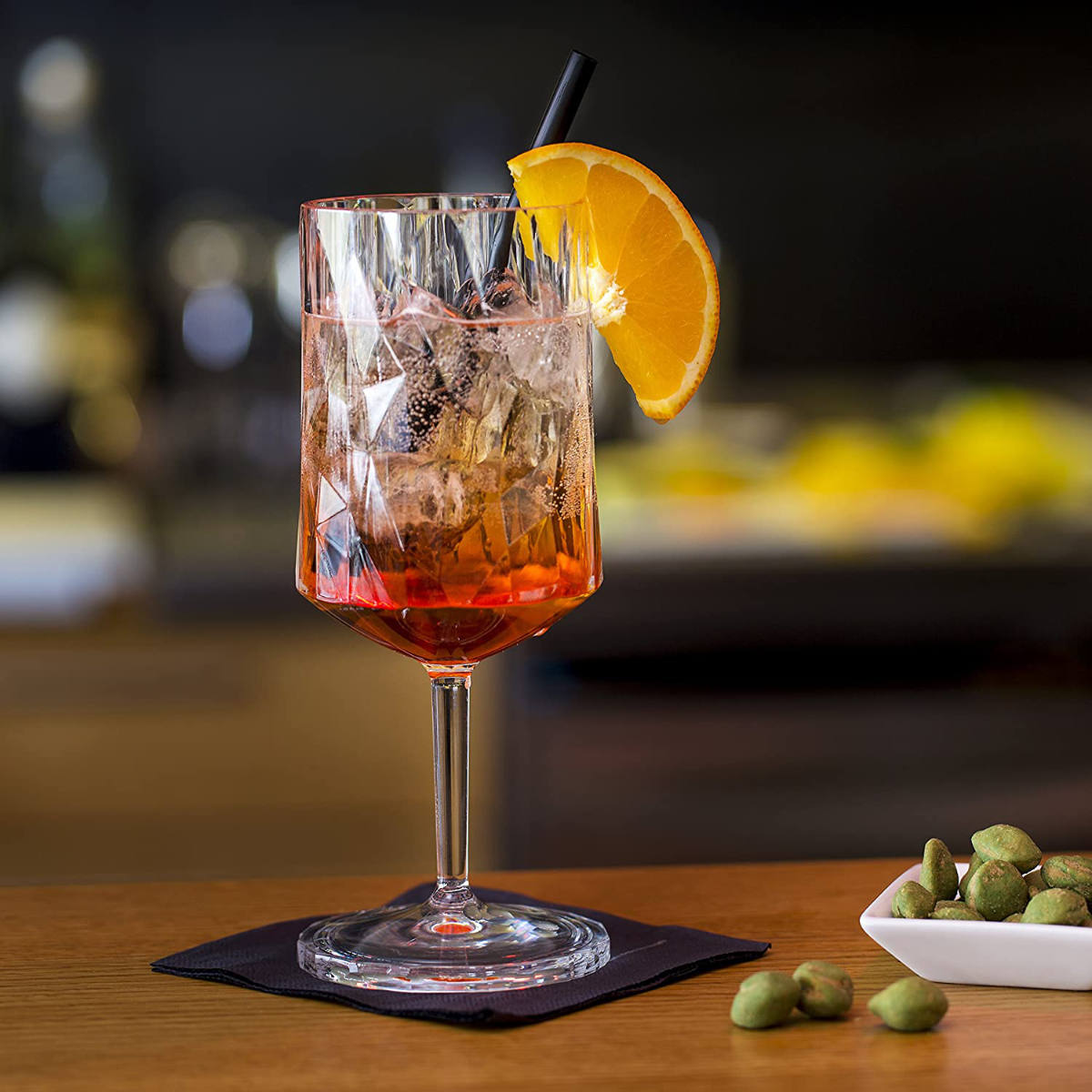 ワイングラス 300ml KOZIOL Super プラスチック （ 食洗機対応 脚付き