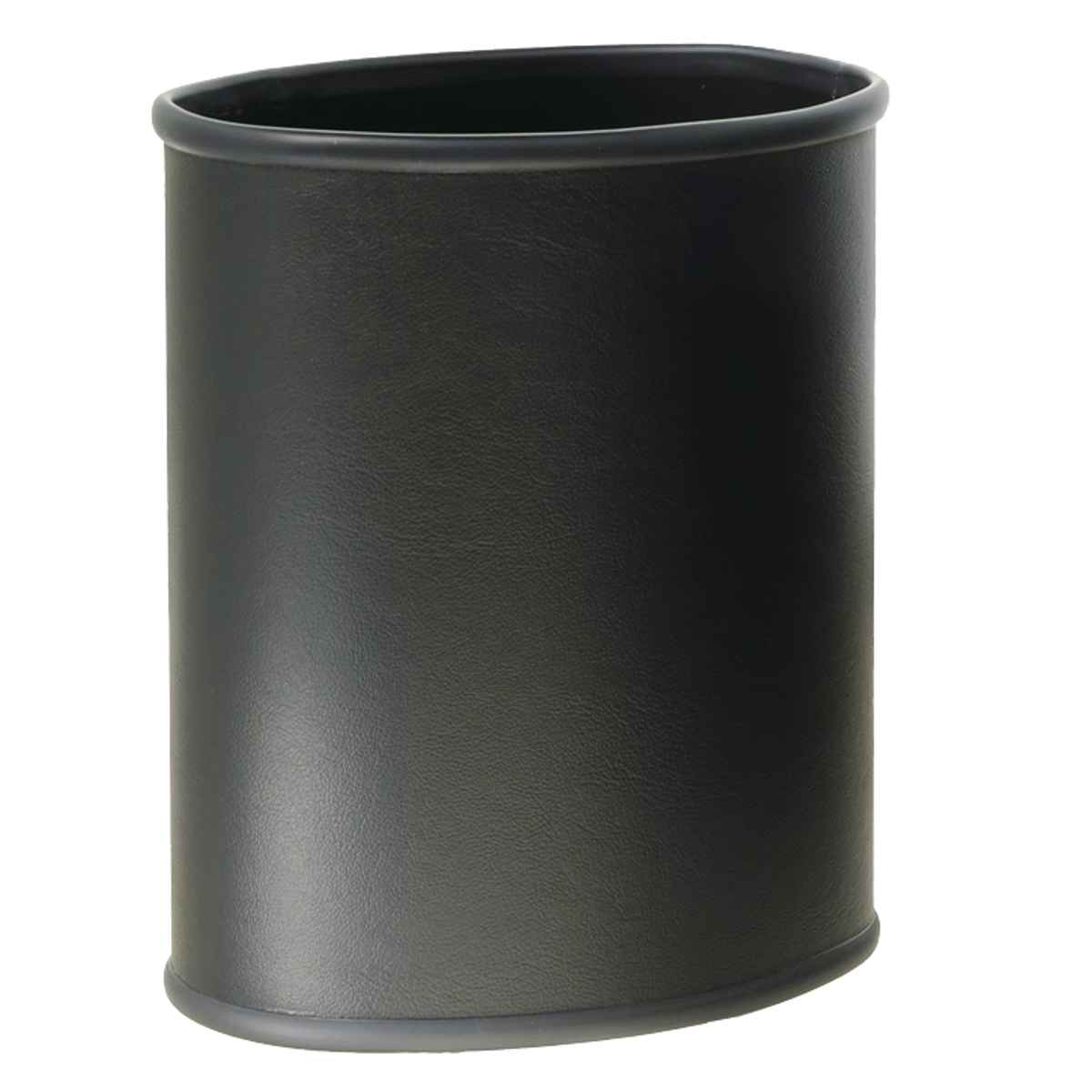 ゴミ箱 11.7L レザー巻 楕円タイプ （ ごみ箱 11.7リットル