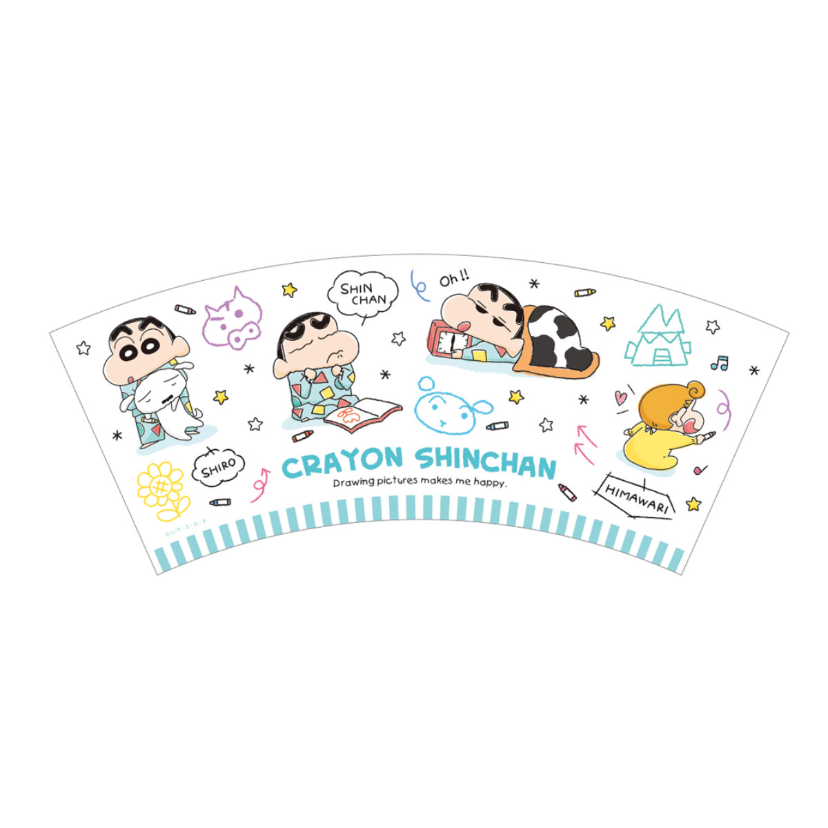 ゴミ箱 クレヨンしんちゃん らくがき パジャマ 高さ13.5cm （ ごみ箱