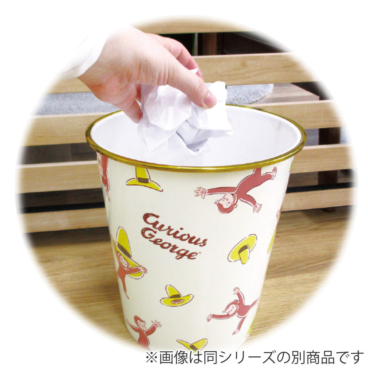 ゴミ箱 ミッフィー フェイス 高さ23.5cm （ ごみ箱 ふたなし 広口