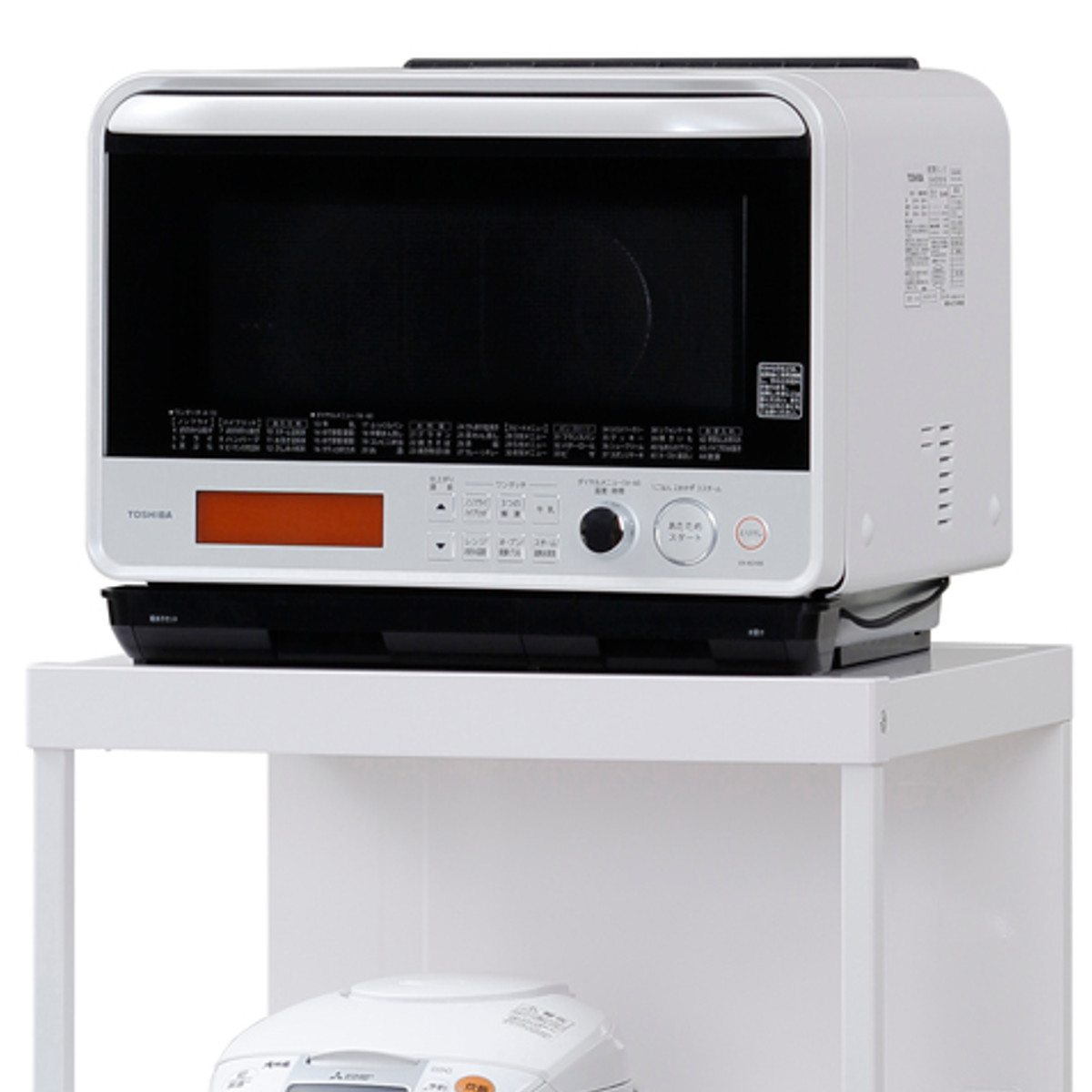 レンジラック ファインキッチン 幅56.5cm 米収納30kg （ 日本製 レンジ