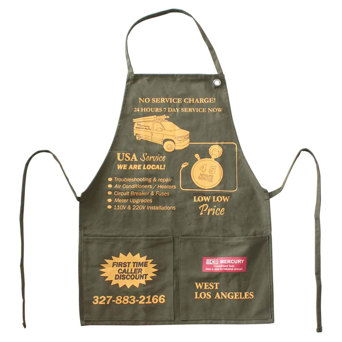 MERCURY（マーキュリー） エプロン キャンバス ビンテージエプロン