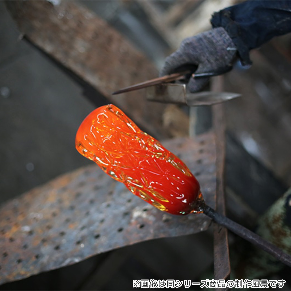 花瓶 DGボトルベース 直径7.5×高さ18cm ピンクグリーン ガラス