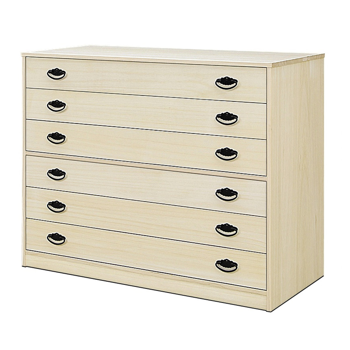 マーゼルン 桐タンス 上置き引戸+下3段 406878-sz.jpg