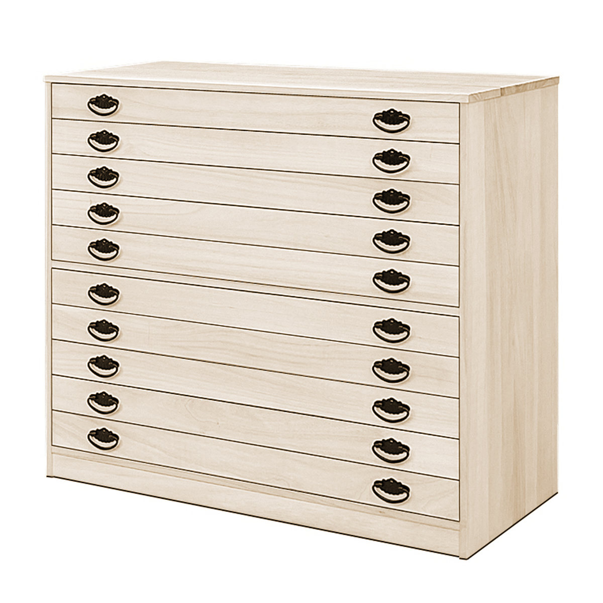 マーゼルン 桐タンス 上置き引戸+下3段 406878-sz.jpg