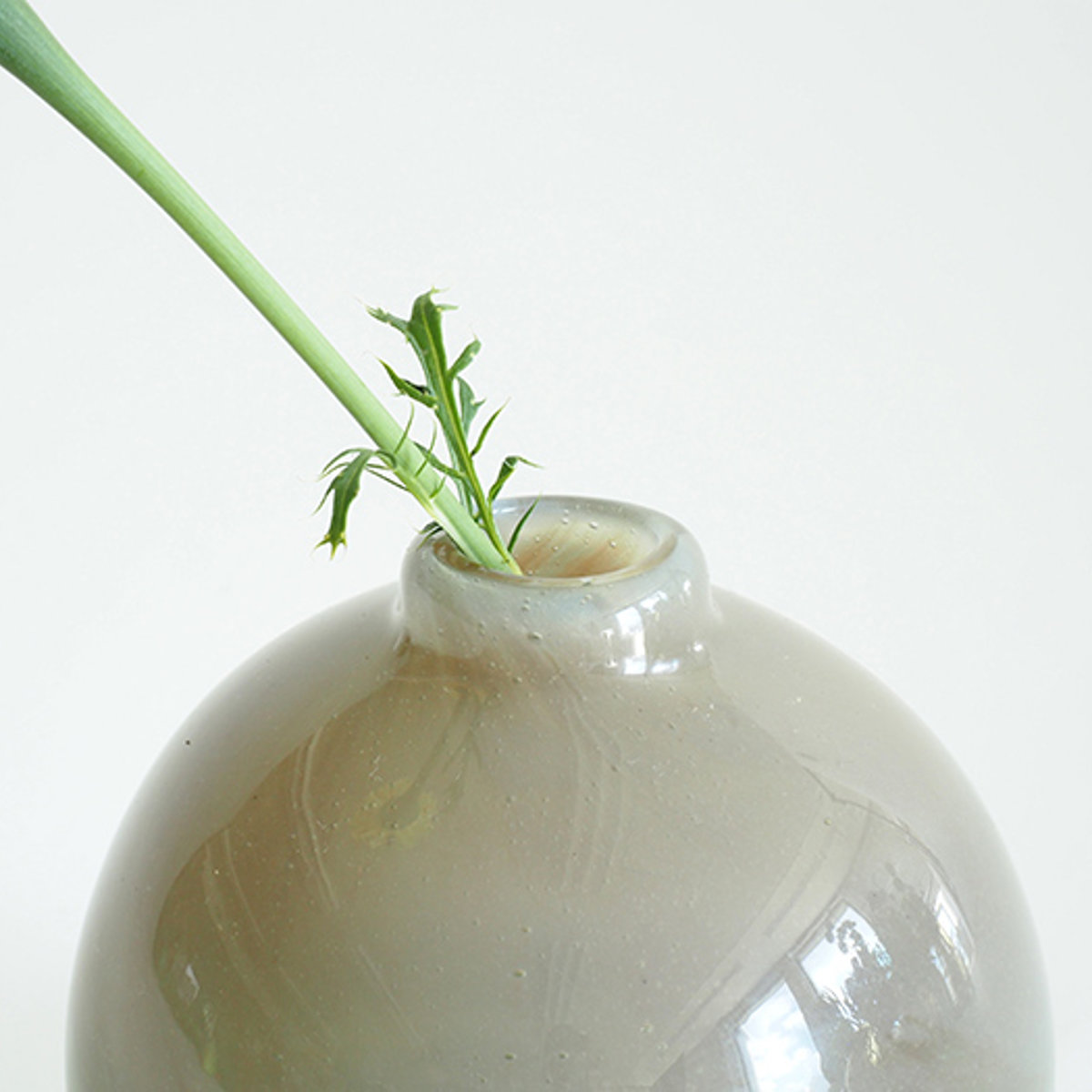 花瓶 DGポロベース 直径10×高さ10cm ガラス （ 花びん フラワーベース