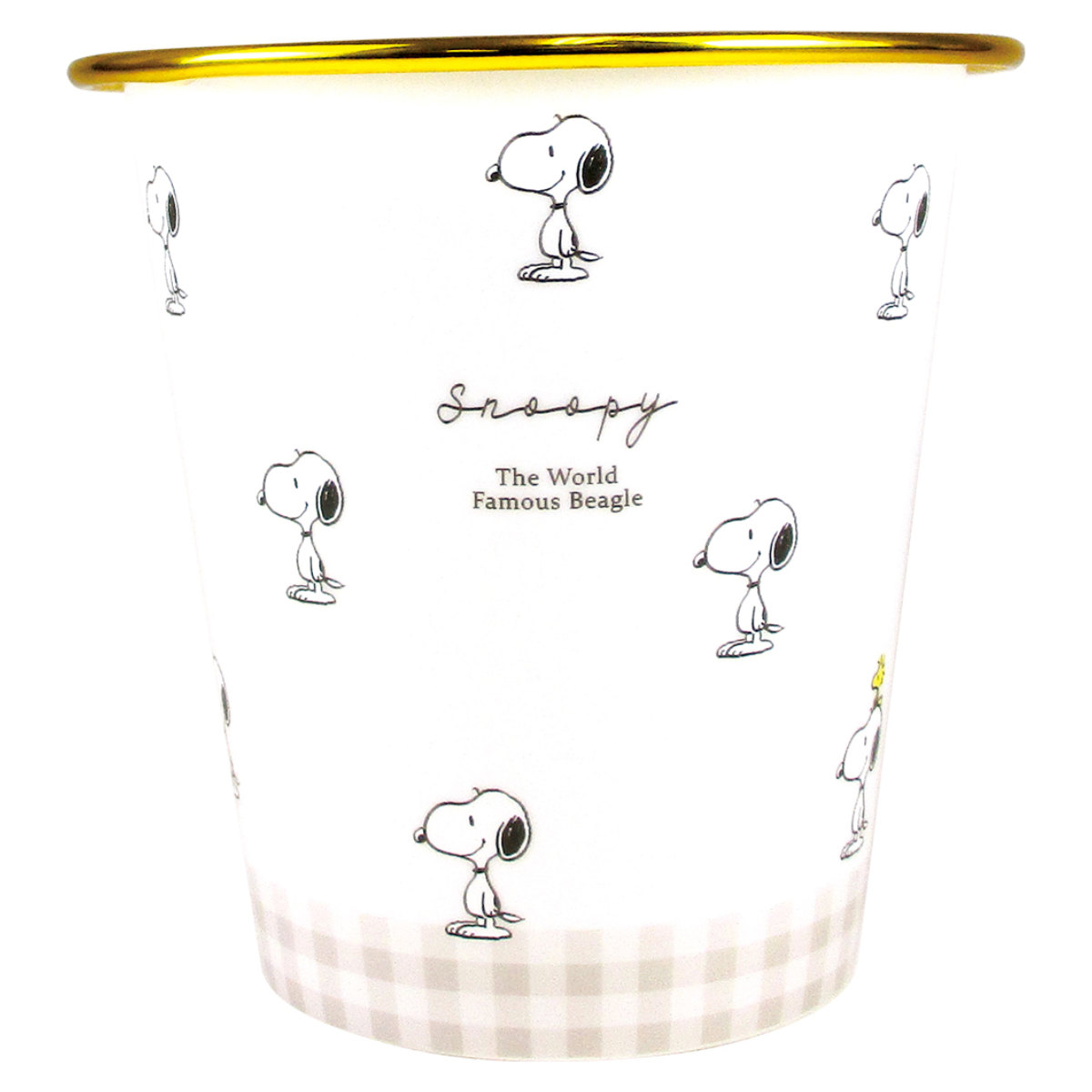 ゴミ箱 スヌーピー フェイスアップ 高さ13.5cm （ ごみ箱 卓上 ふた