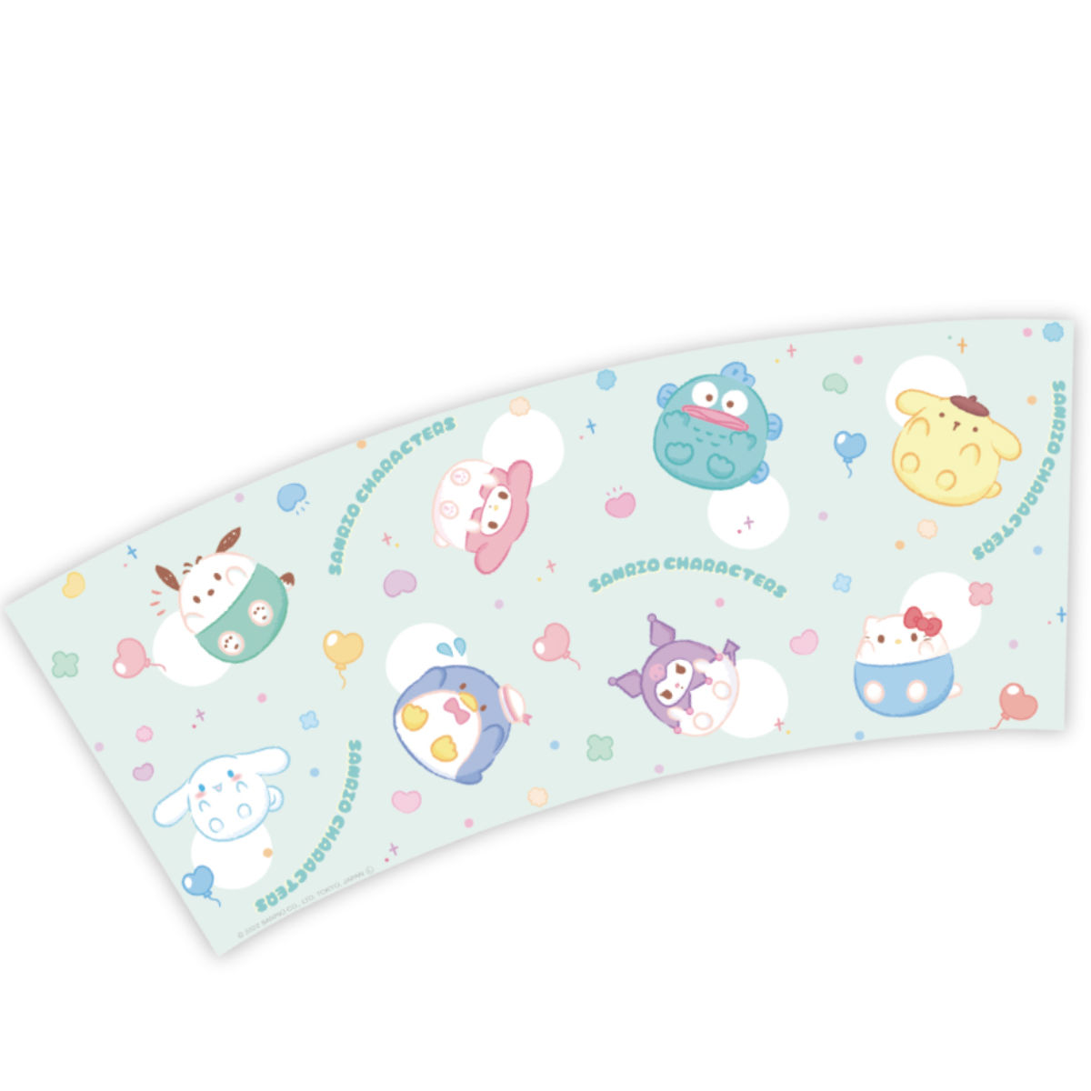 ゴミ箱 サンリオキャラクターズ ふにゅまる 高さ23.5cm （ ごみ箱 ふた