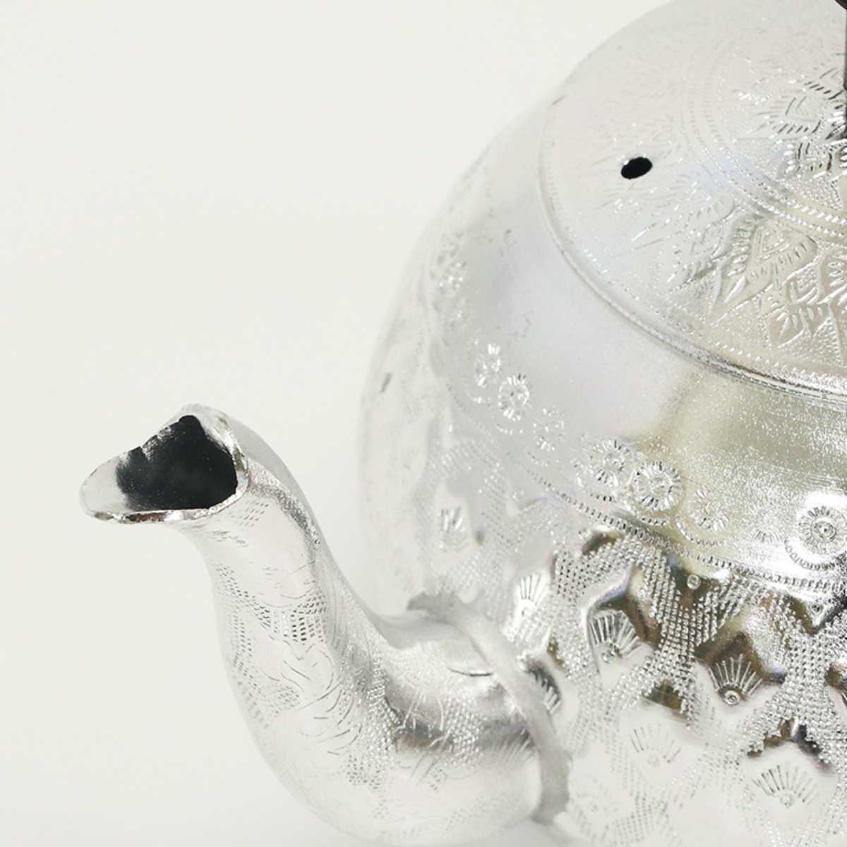 ティーポット 580ml ケトル アルミ （ ポット 紅茶ポット 急須 ティー