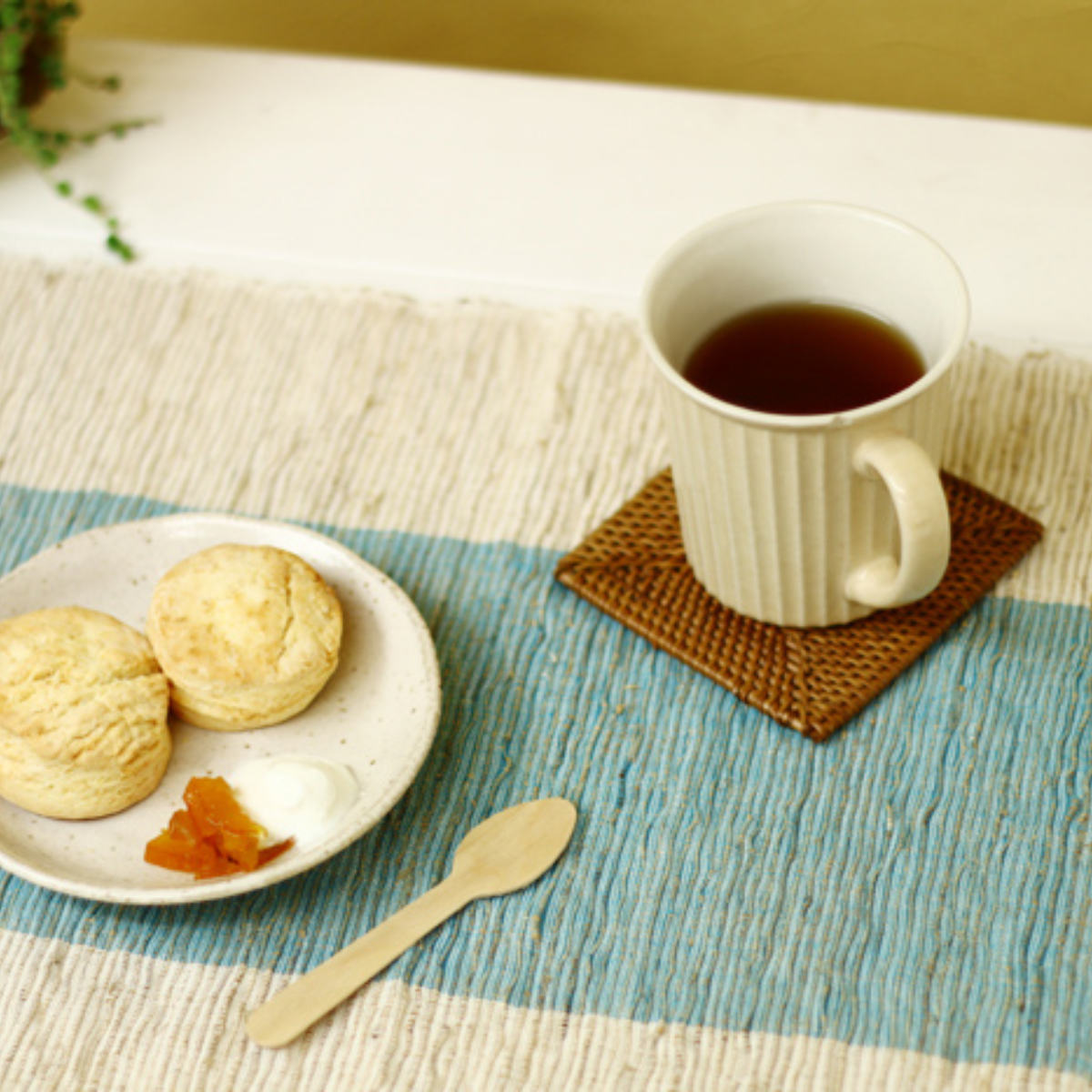 コースター 角 丸 ケタ （ お茶用品 茶托 茶たく ） : インテリア
