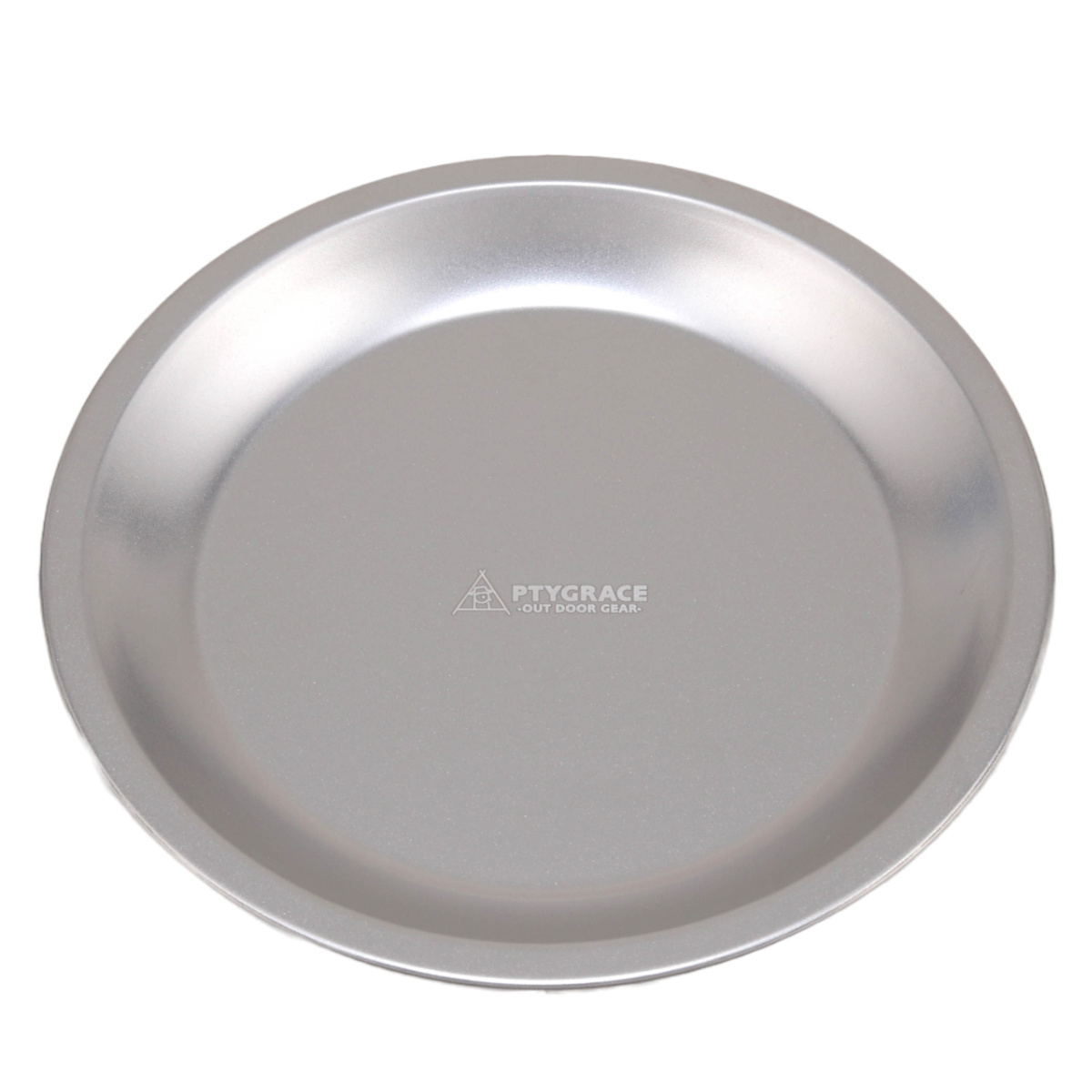 在庫処分特価） アウトドア食器 丸型プレート 18.5cm チタン製 プリ