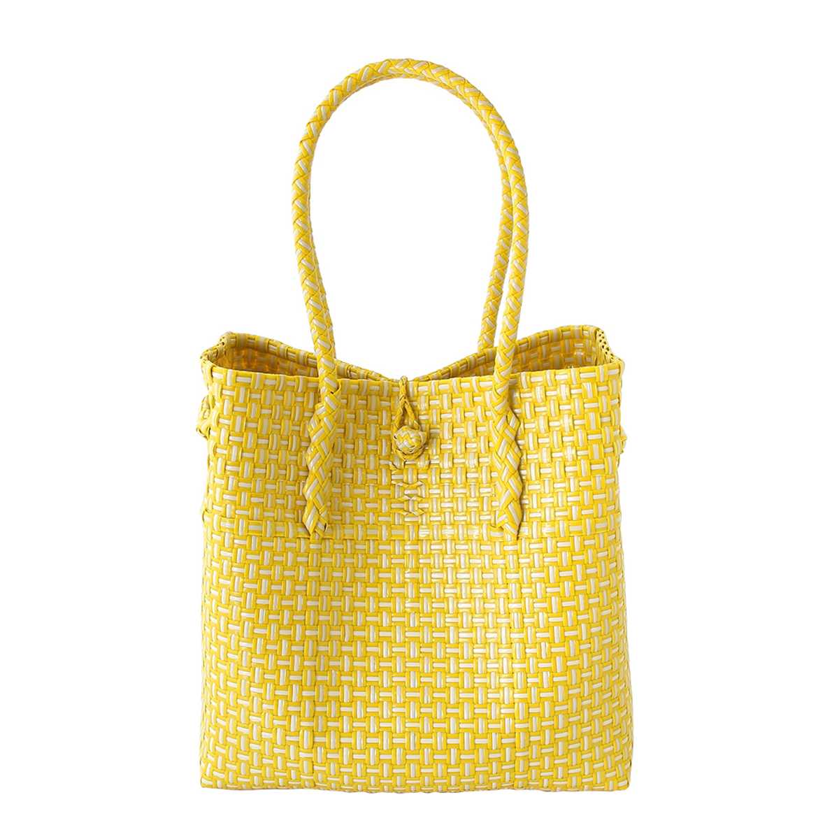 エコバッグ パサールバッグ スクエア S イエロー earthical （ マチ広