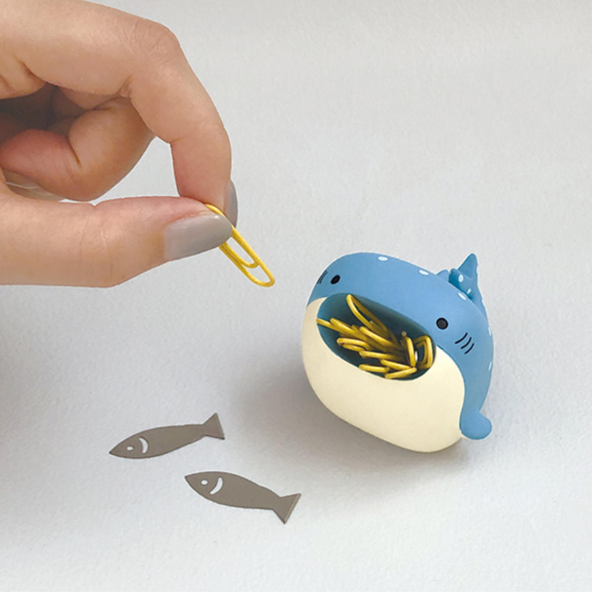 クリップホルダー はらぺこアニマル 水族館 （ クリップ入れ 小物入れ