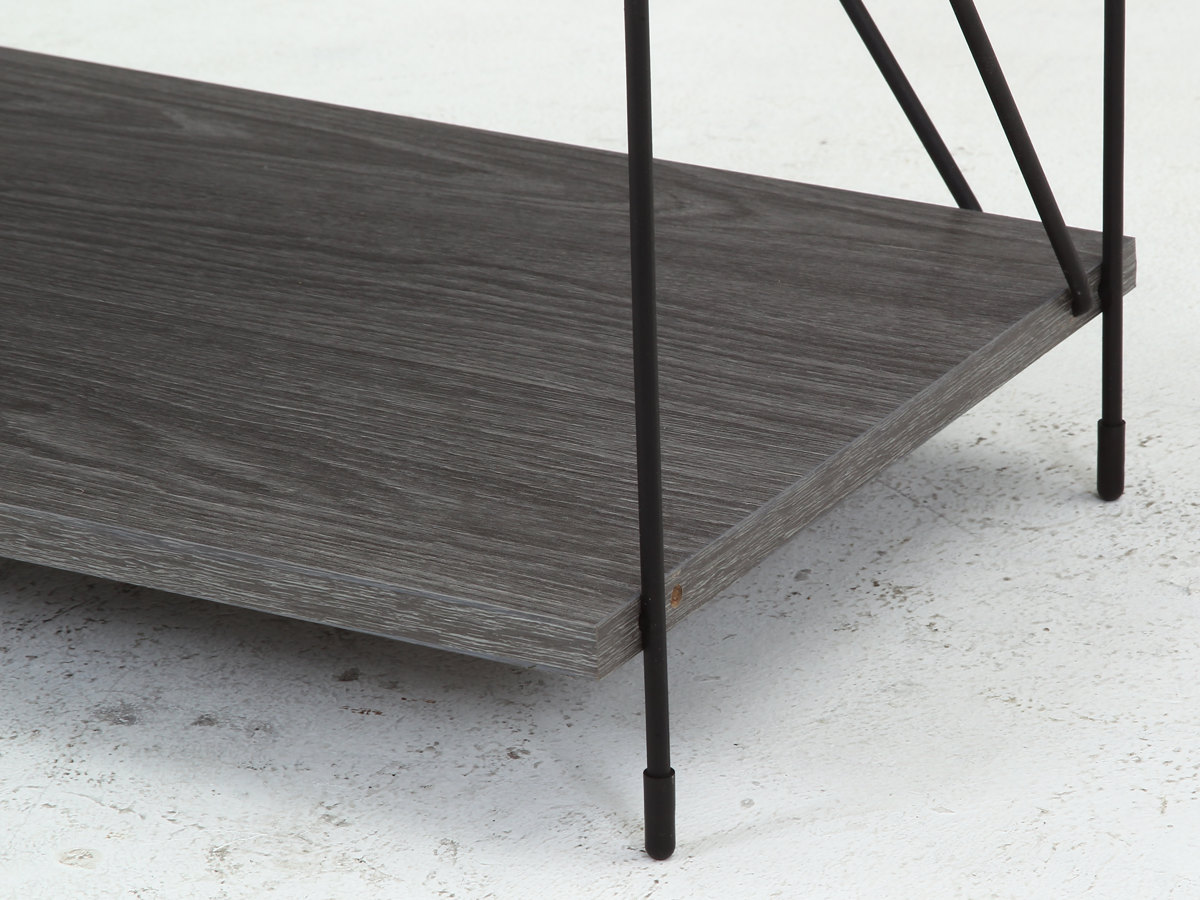 オープンラック 幅62cm 4段 簡単組み立て ワイヤーラック EZBO （ 工具不要 シェルフ ラック 棚 収納 ディスプレイラック 飾り棚 ） | 不二貿易 | 14