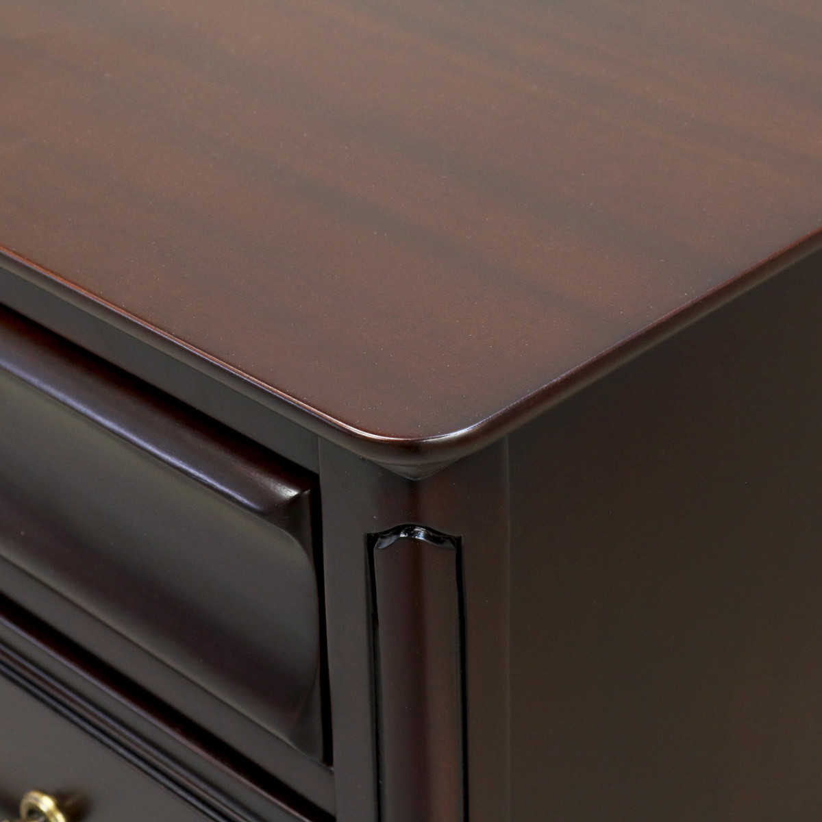 東海家具工業 デスク ミラーナ 幅100cm 木製 猫脚 コンセント （ 机