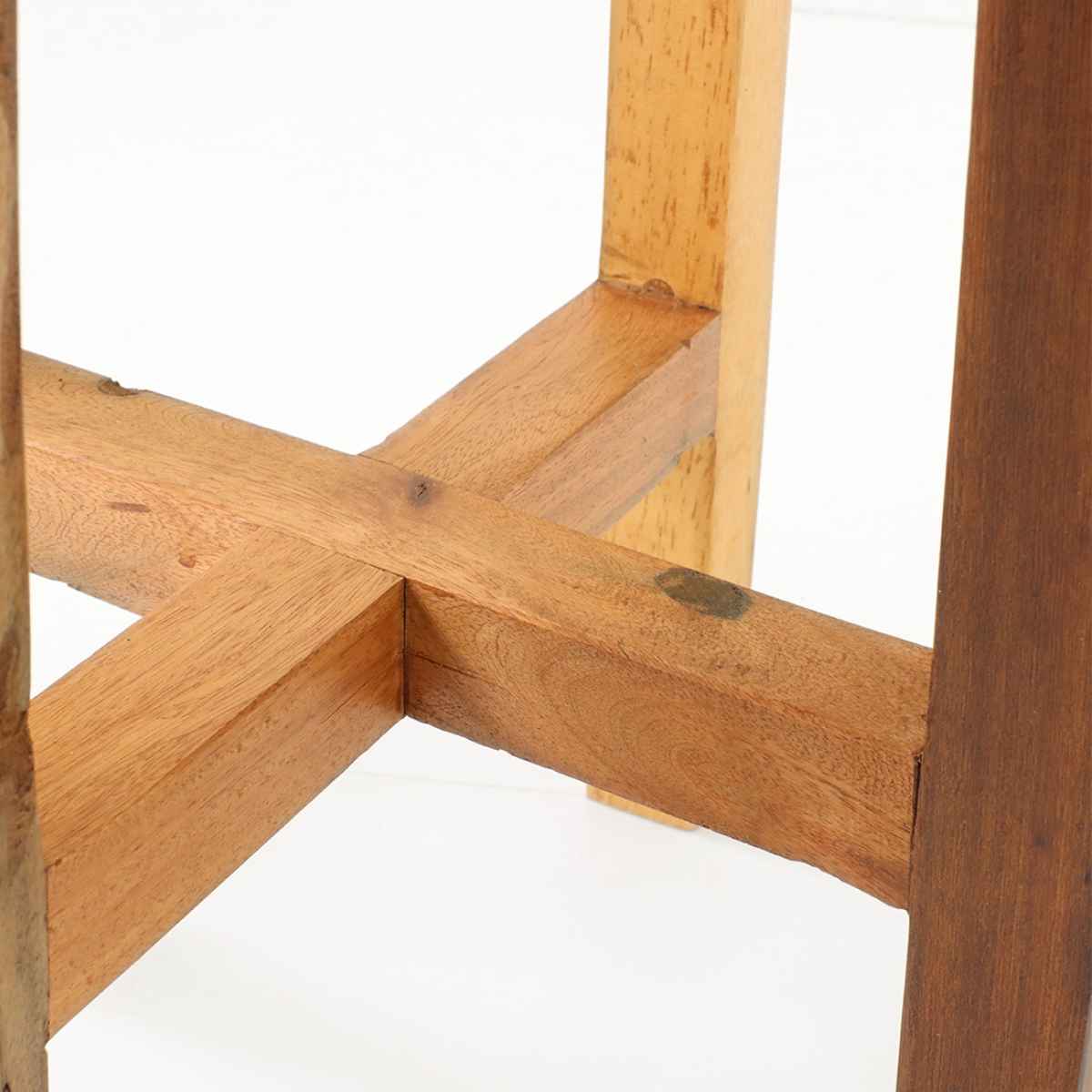 ラウンドハイスツール ボート古材 高さ70cm 木製 （ ハイスツール