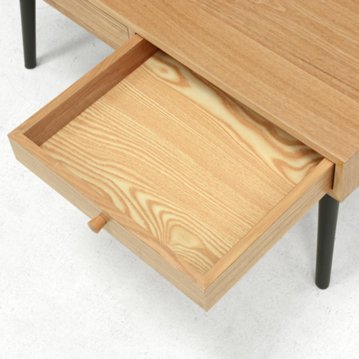 HAGiHARA（萩原） センターテーブル 幅100cm 引き出し2個 木製