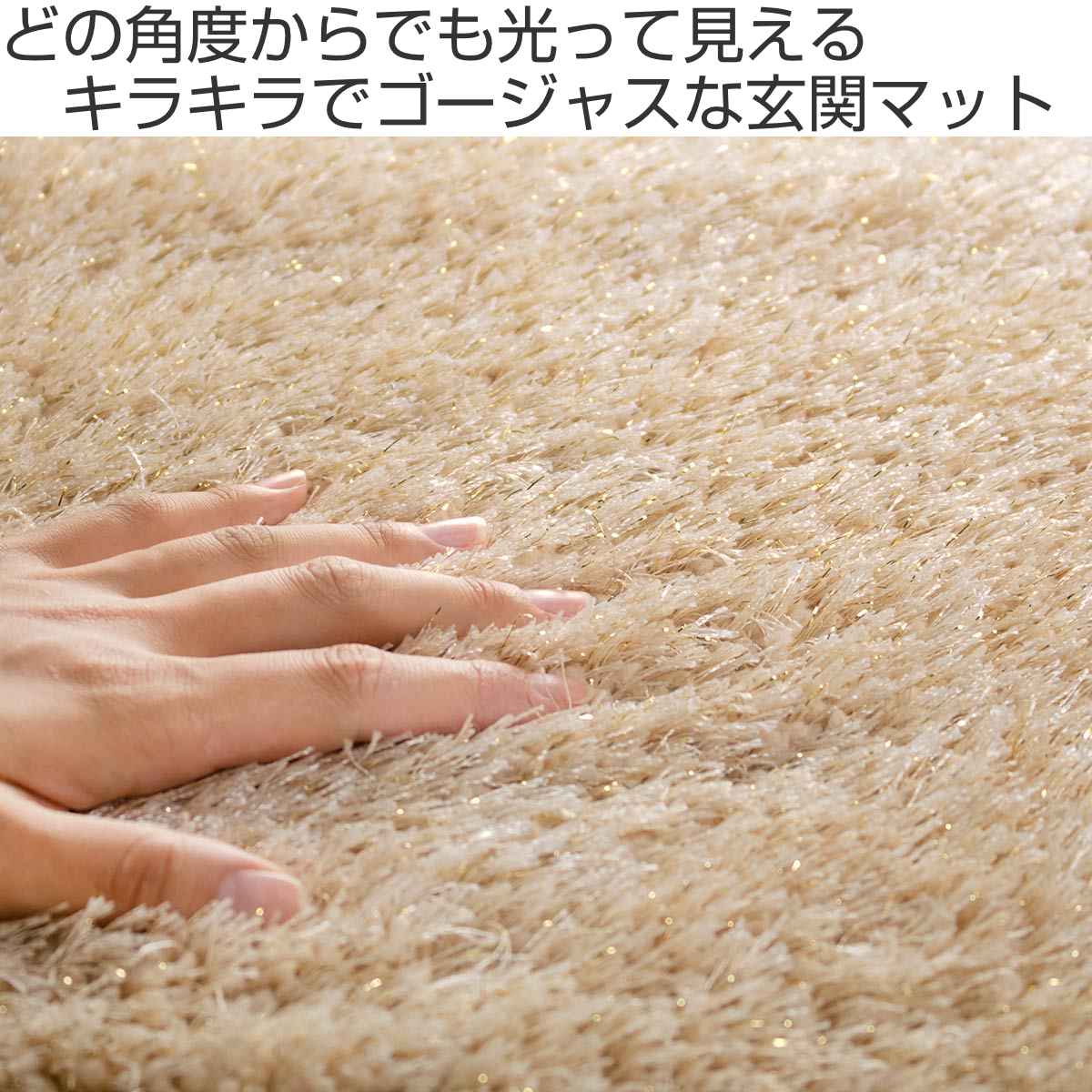 玄関マット 室内用 50×80cm シャギーマット （ 玄関 マット 室内 屋内