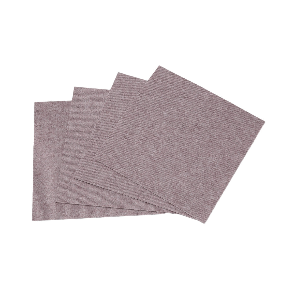 吸着マット タイルカーペット 108枚入り　吸着カーペット 洗える 淡グレー1 ワタナベ工業 タイルカーペット 吸着ぴたマット ループ 4枚組 45×45cm