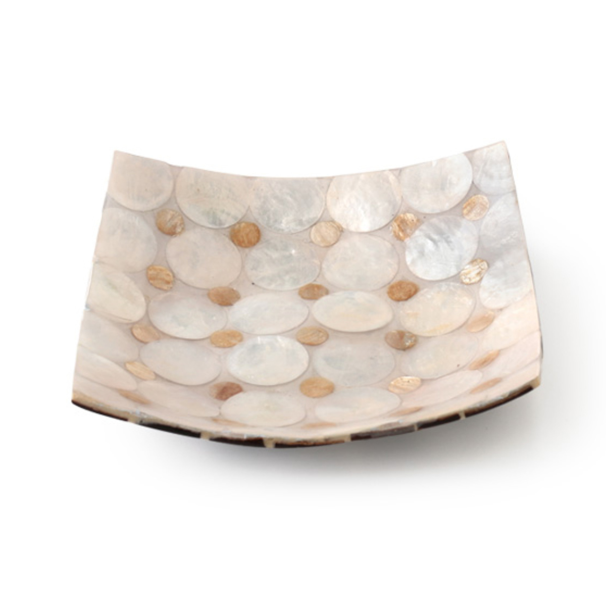 アクセサリートレー シェルトレイ スクエア 幅15×奥行き15cm