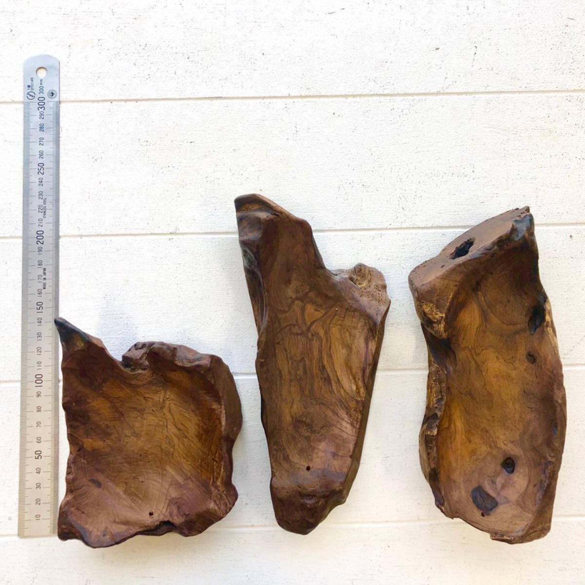 香立て チークの根っこトレイ インセンスホルダー 木製 （ 香立 お香