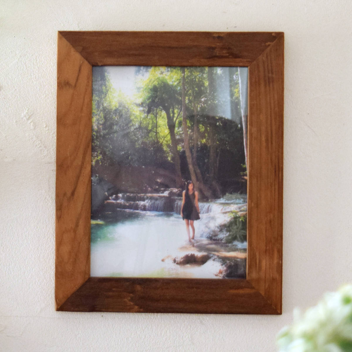 フォトフレーム SW-62 ウッドフォトフレーム 壁掛け 木製 （ 写真立て