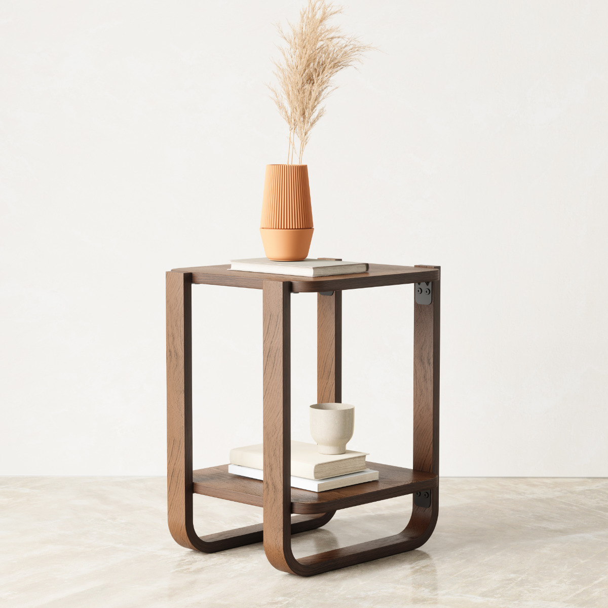 Umbra（アンブラ） ベルウッド サイドテーブル 棚付 （ アンブラ