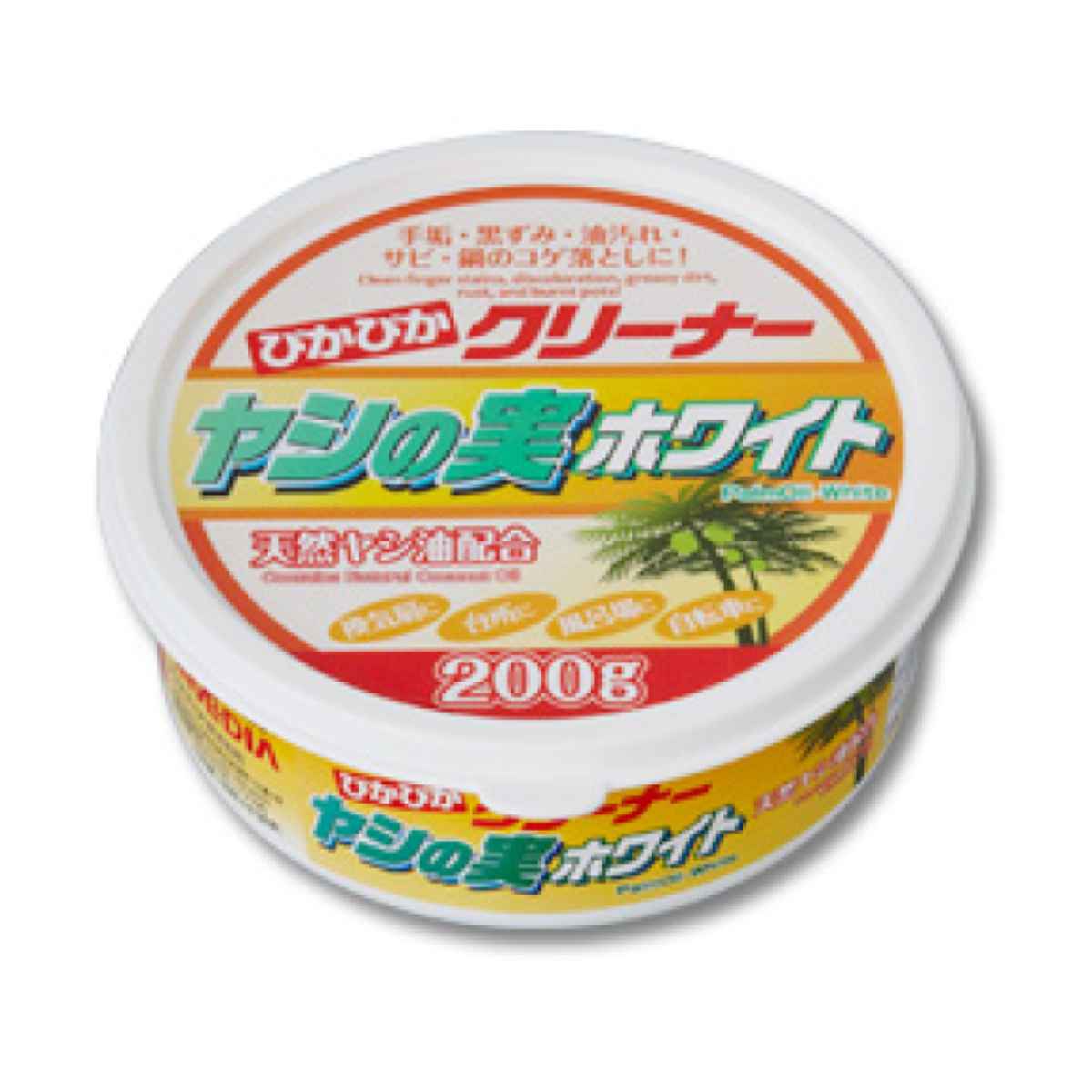 コゲ落とし 200g ヤシの実ホワイト （ クレンザー 研磨剤 キッチン シンク 鍋 天然ヤシ油 油汚れ サビ ）
