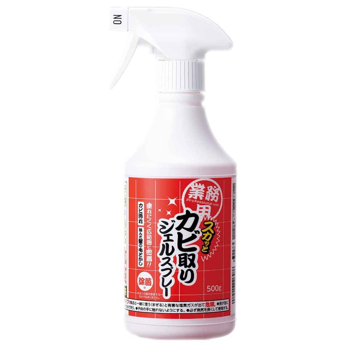 カビ取り洗剤 業務用 スカッとジェルスプレー （ お風呂掃除 カビ取り 洗剤 スプレータイプ ジェル 垂れにくい プロ仕様 日本製 ）