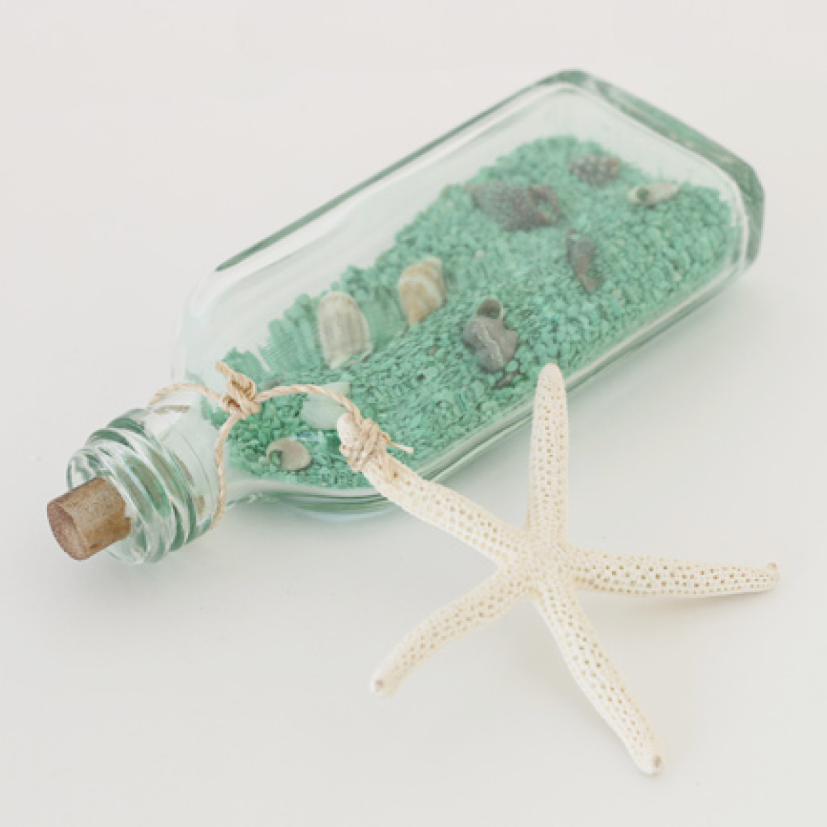 置物 スモールシェルボトル シーグリーン （ 置き物 オブジェ マリン