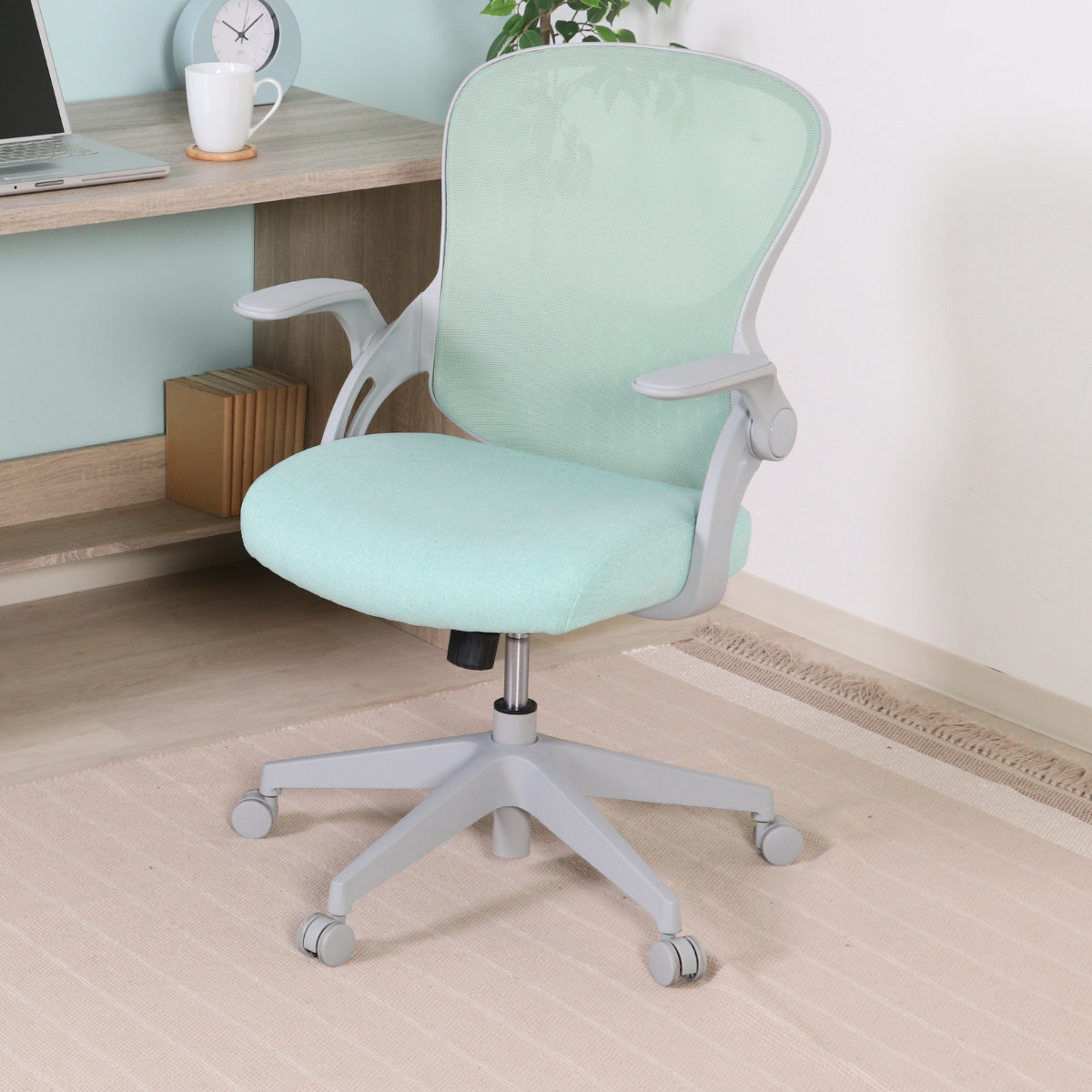 不二貿易（Fuji Boeki） オフィスチェア 座面高41〜48.5cm 高さ調節