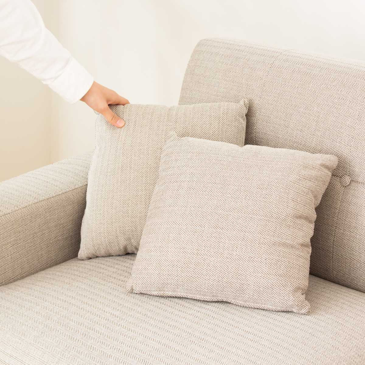 岩附 ソファ 2.5人掛け 幅160cm 木製 ファブリック （ ソファー