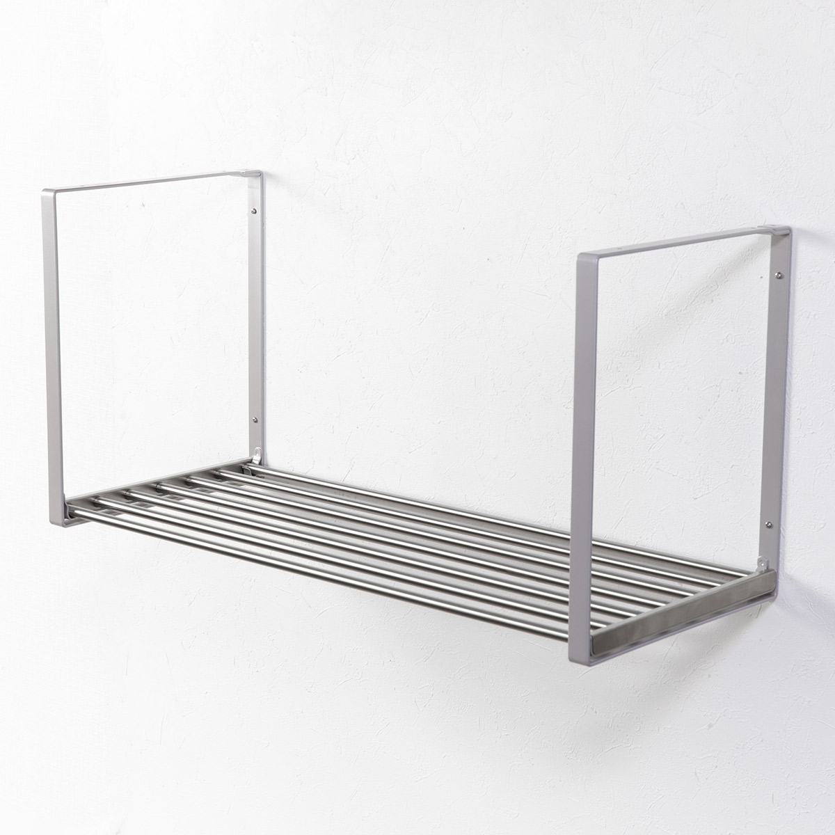 吊戸棚収納 パイプ棚A 1段 幅60cm 水切棚シリーズ ネジ止めタイプ