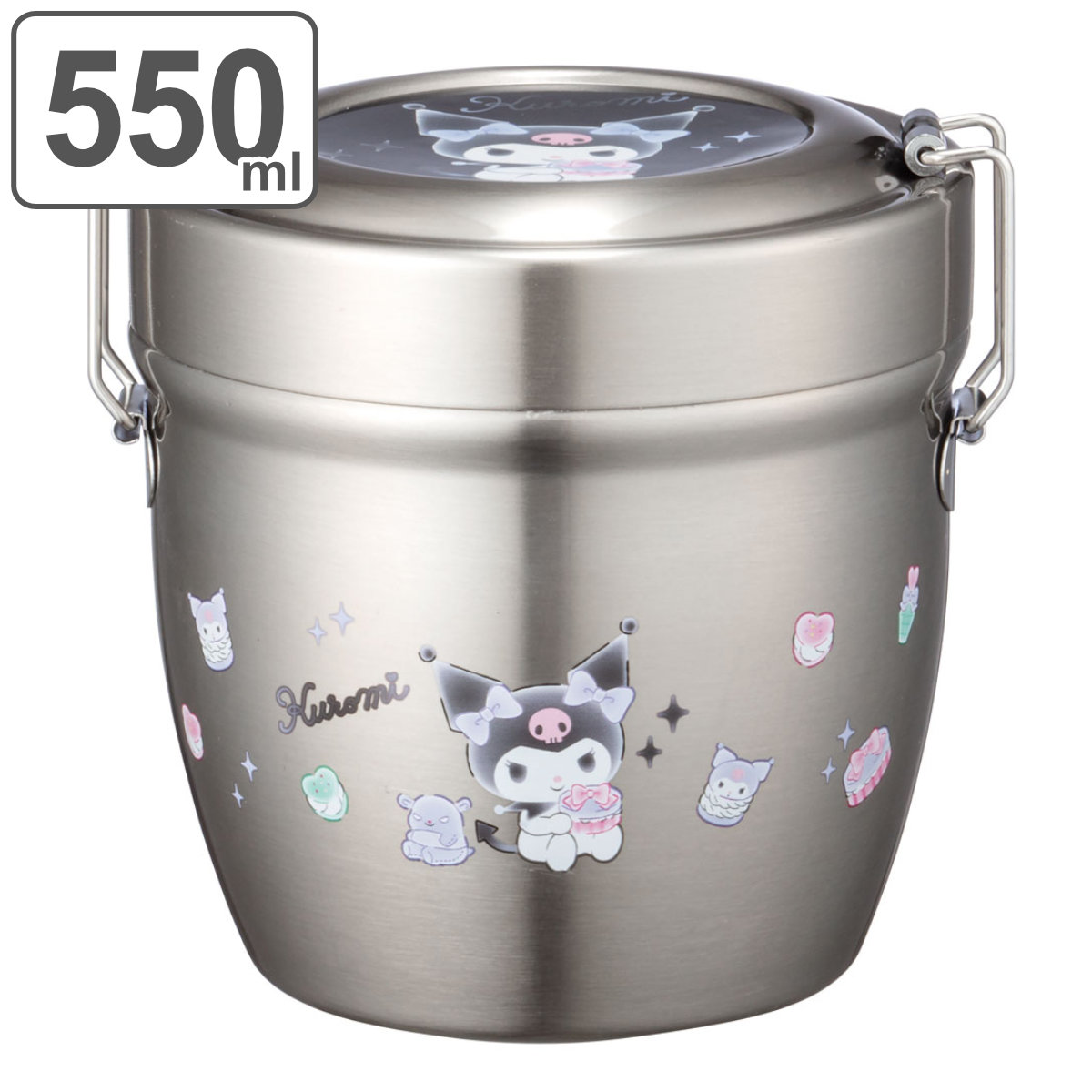スケーター 弁当箱 保温 丼 抗菌 550ml 真空ステンレス 保温弁当箱