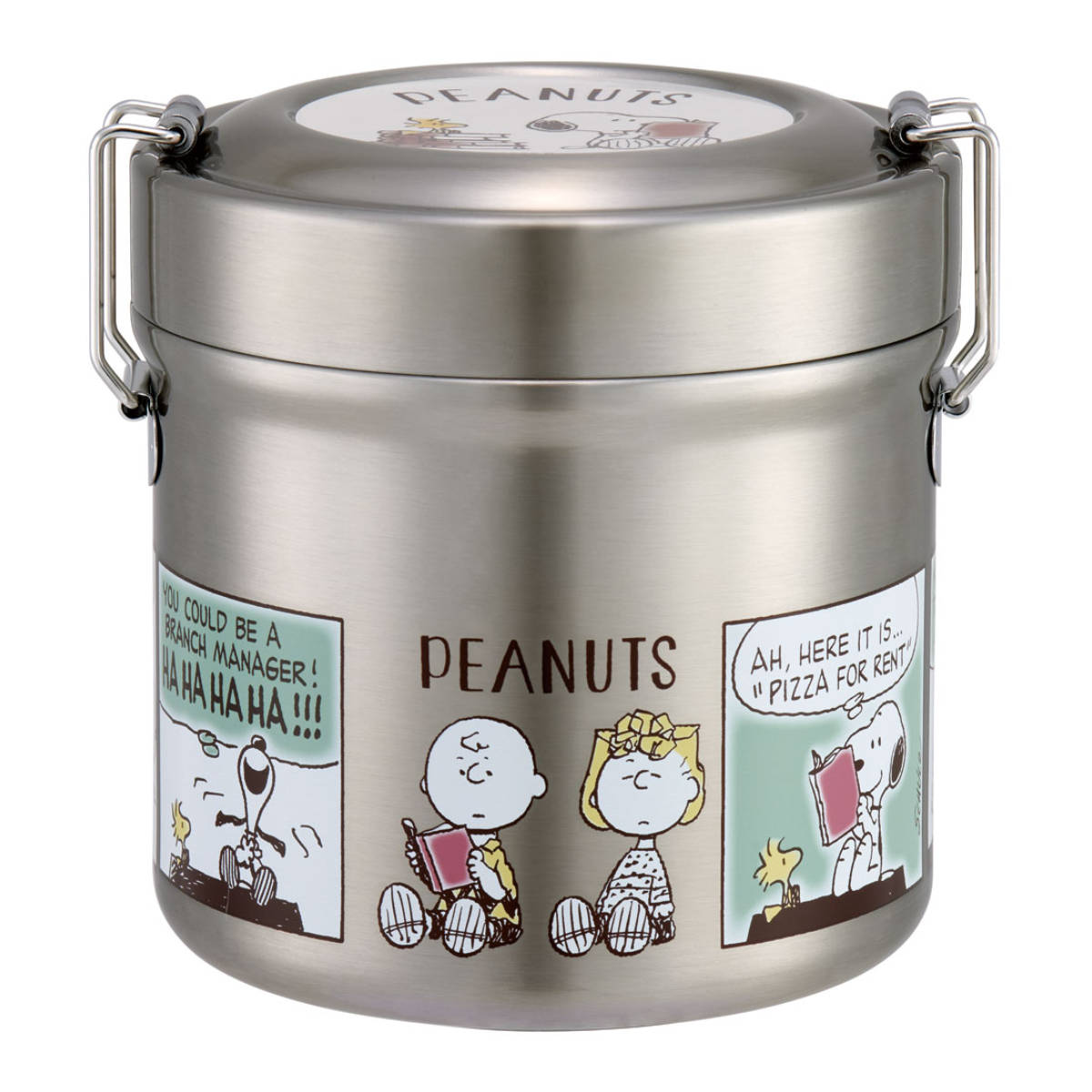 SNOOPY 弁当箱 保温 抗菌 600ml 真空ステンレス 保温弁当箱