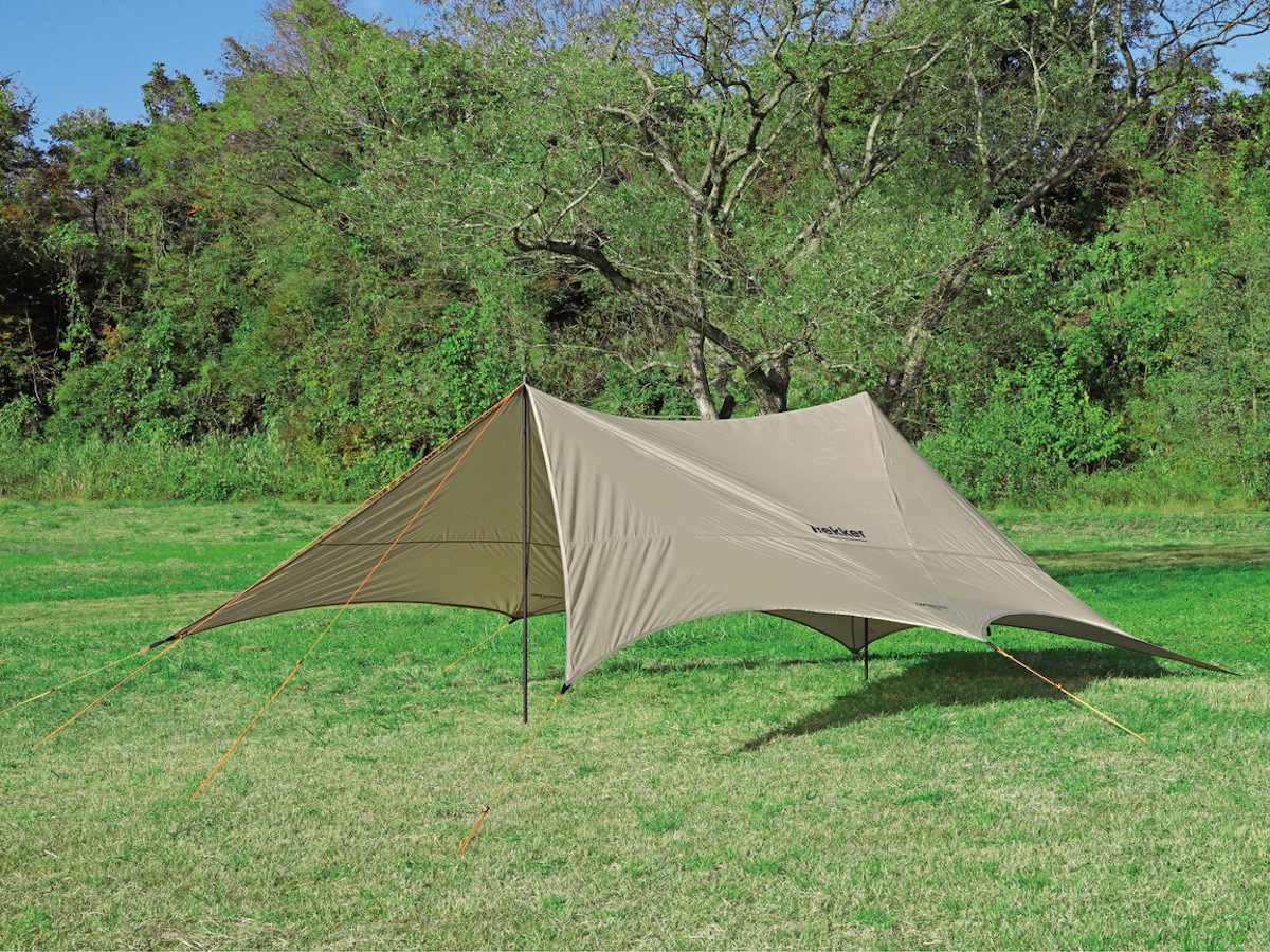 新入荷 CAPTAIN STAG タープテント 3人用 4人用 フライタープセットUV テント・タープ