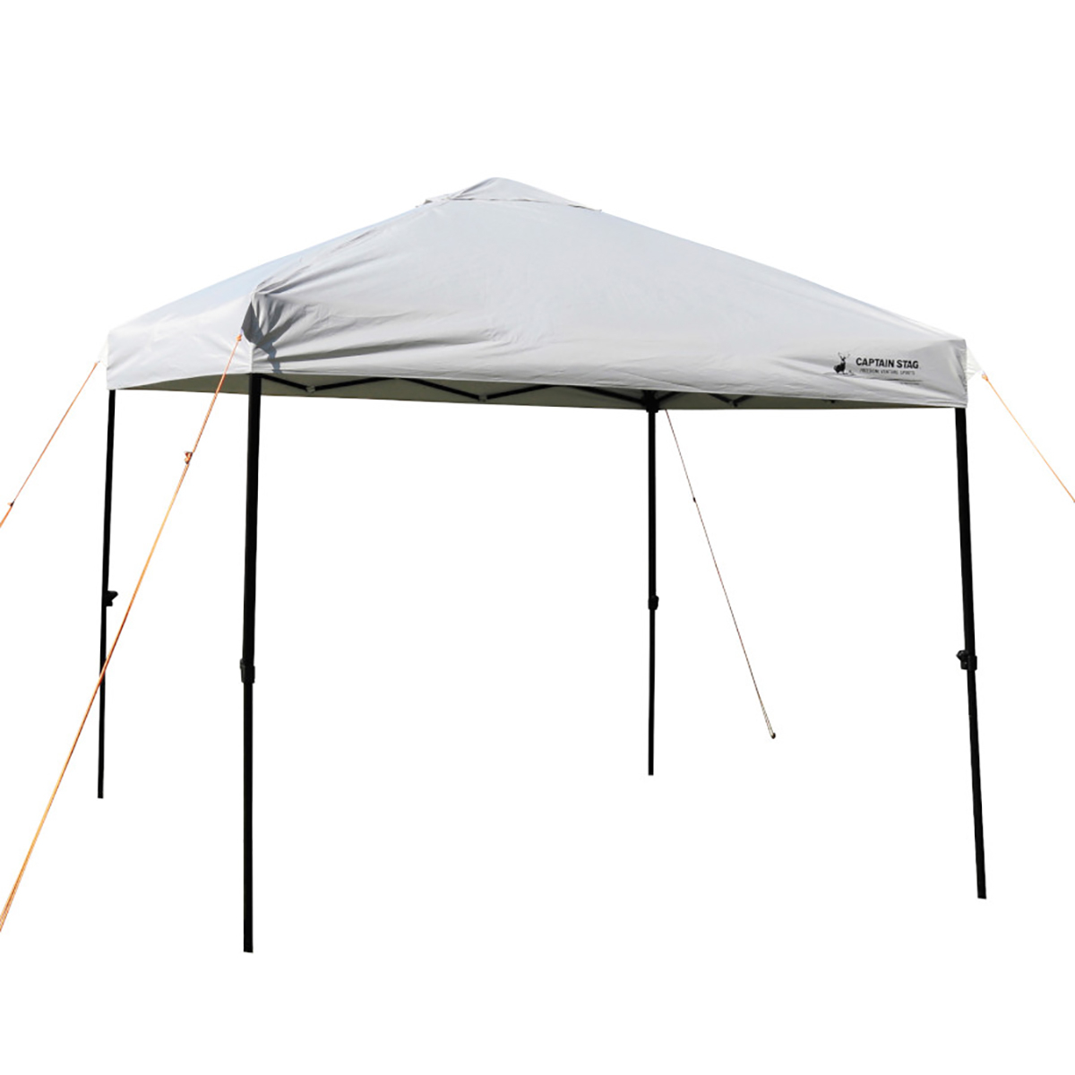 タープテント 3m×3m ワンタッチ 白（アウトドア、キャンプ、登山