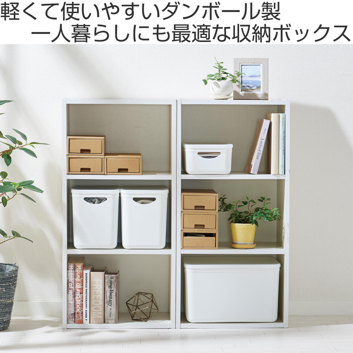 天馬 フィッツクラフト 引出式 小物ケース （ Fits 収納 ダンボール 幅